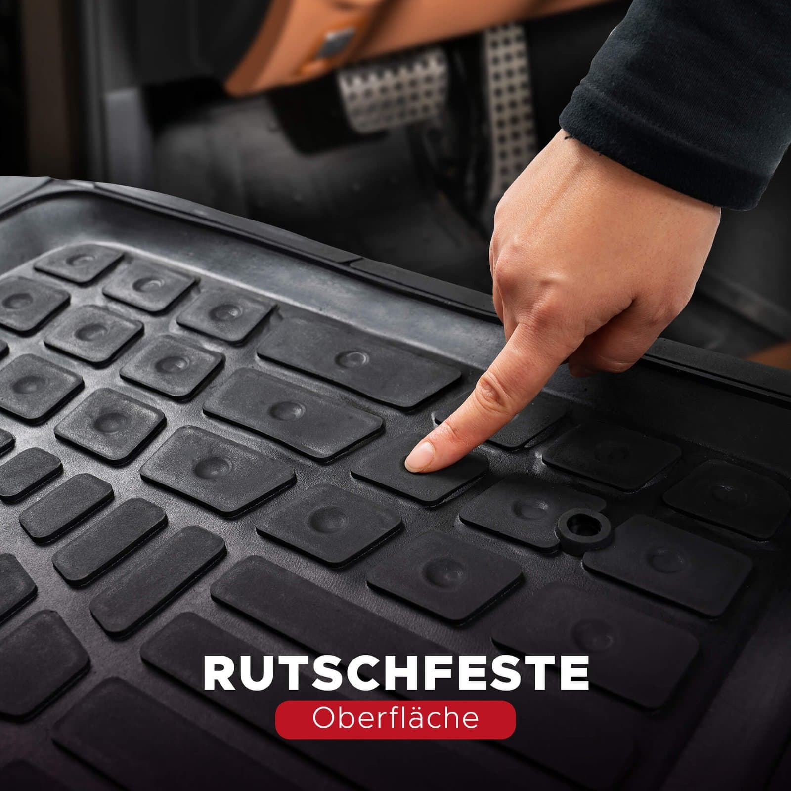 3D Universal Auto Gummi Fussmatten Set