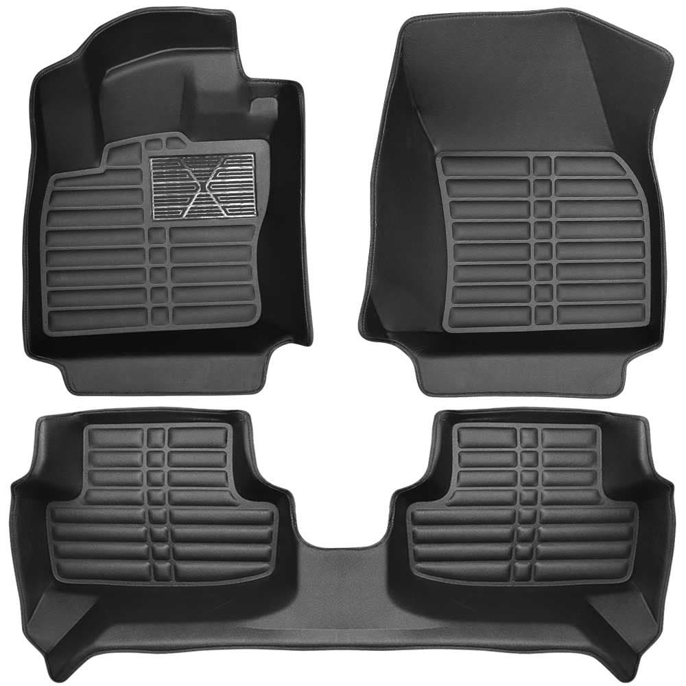 5D Premium Auto Fussmatten TPE Set passend für Skoda Scala Baujahr ab 2018