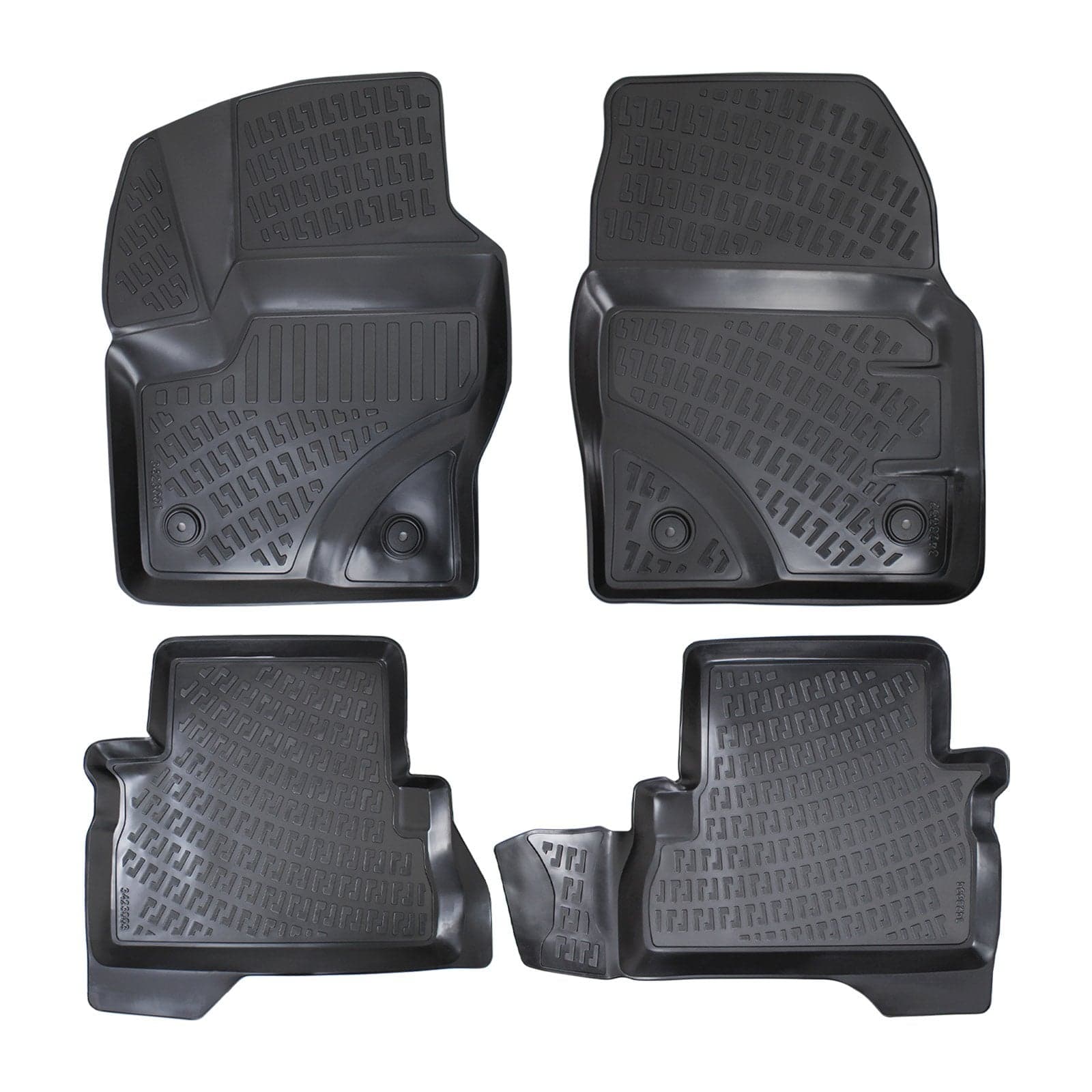 3D Auto Fussmatten Set passend für Ford C-Max (2.Gen) Baujahr 2010-2019