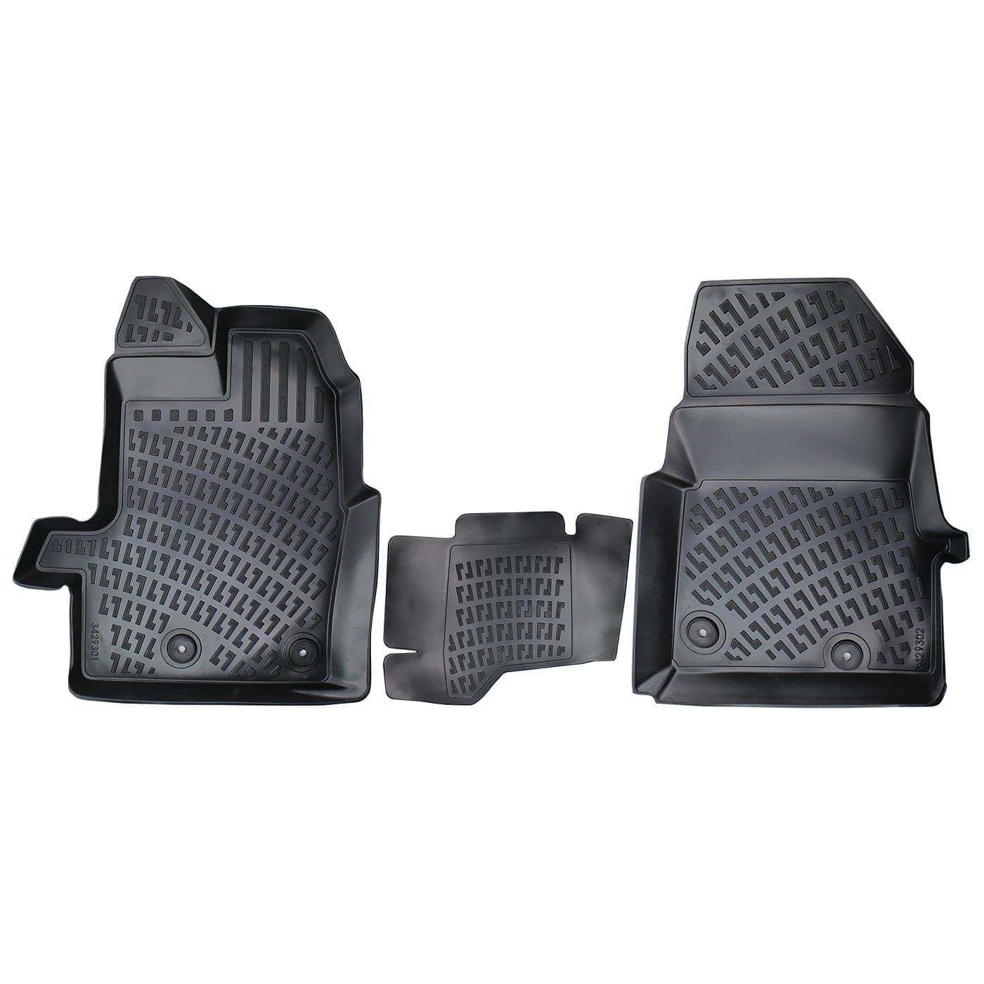 3D Auto Fussmatten Set passend für Ford TRANSIT CUSTOM (2 Sitz) Baujahr 2012-2023