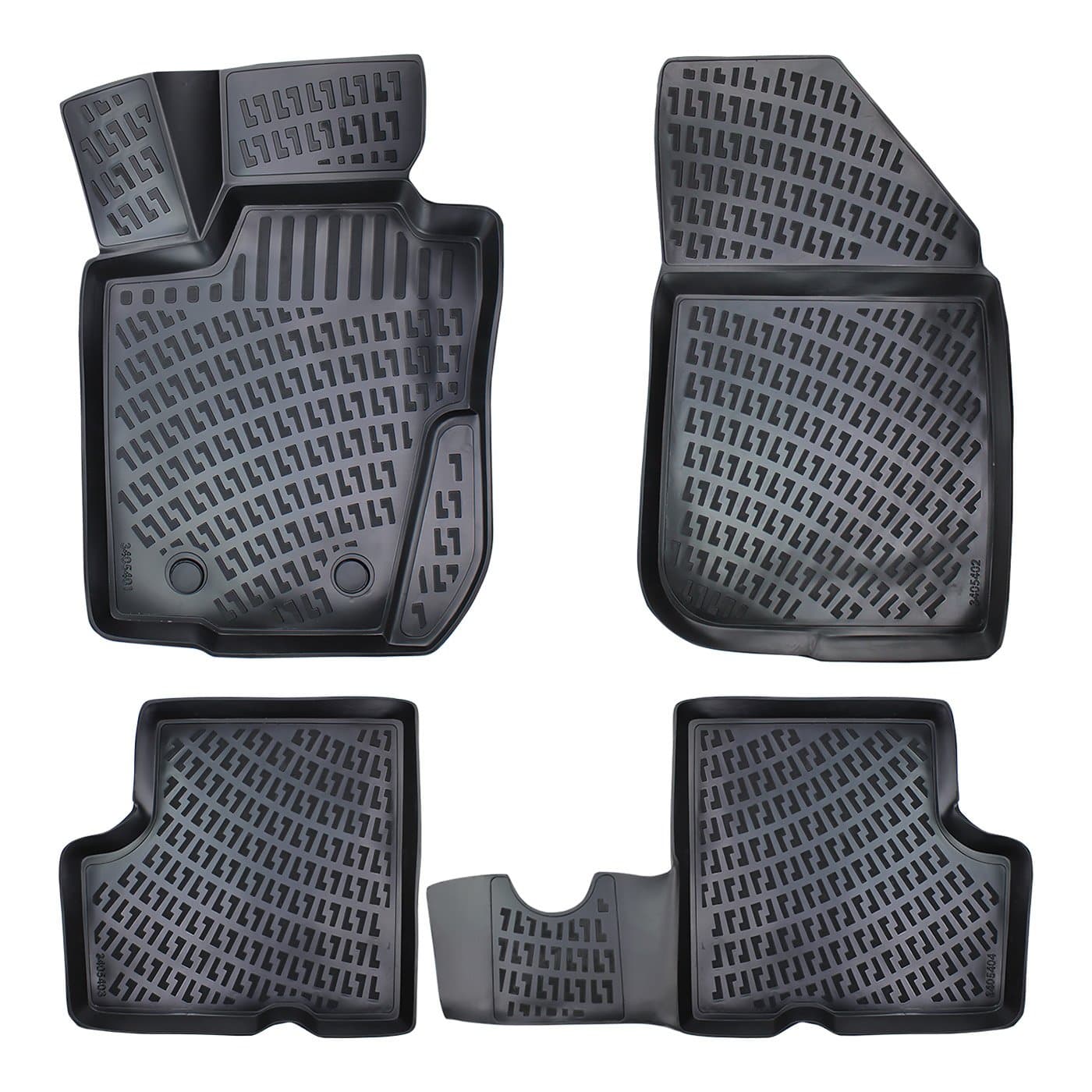 3D Auto Fussmatten Set passend für Dacia Duster 4x4 Baujahr 2010-2017