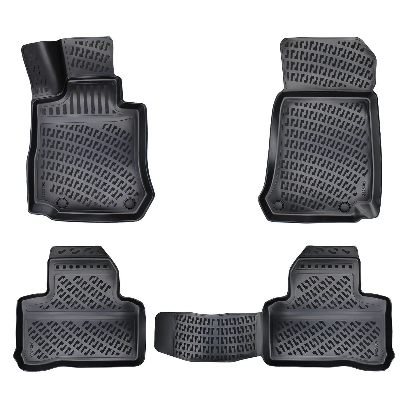 3D Auto Fussmatten Set passend für Mercedes GLC X253 Baujahr 2015-2022
