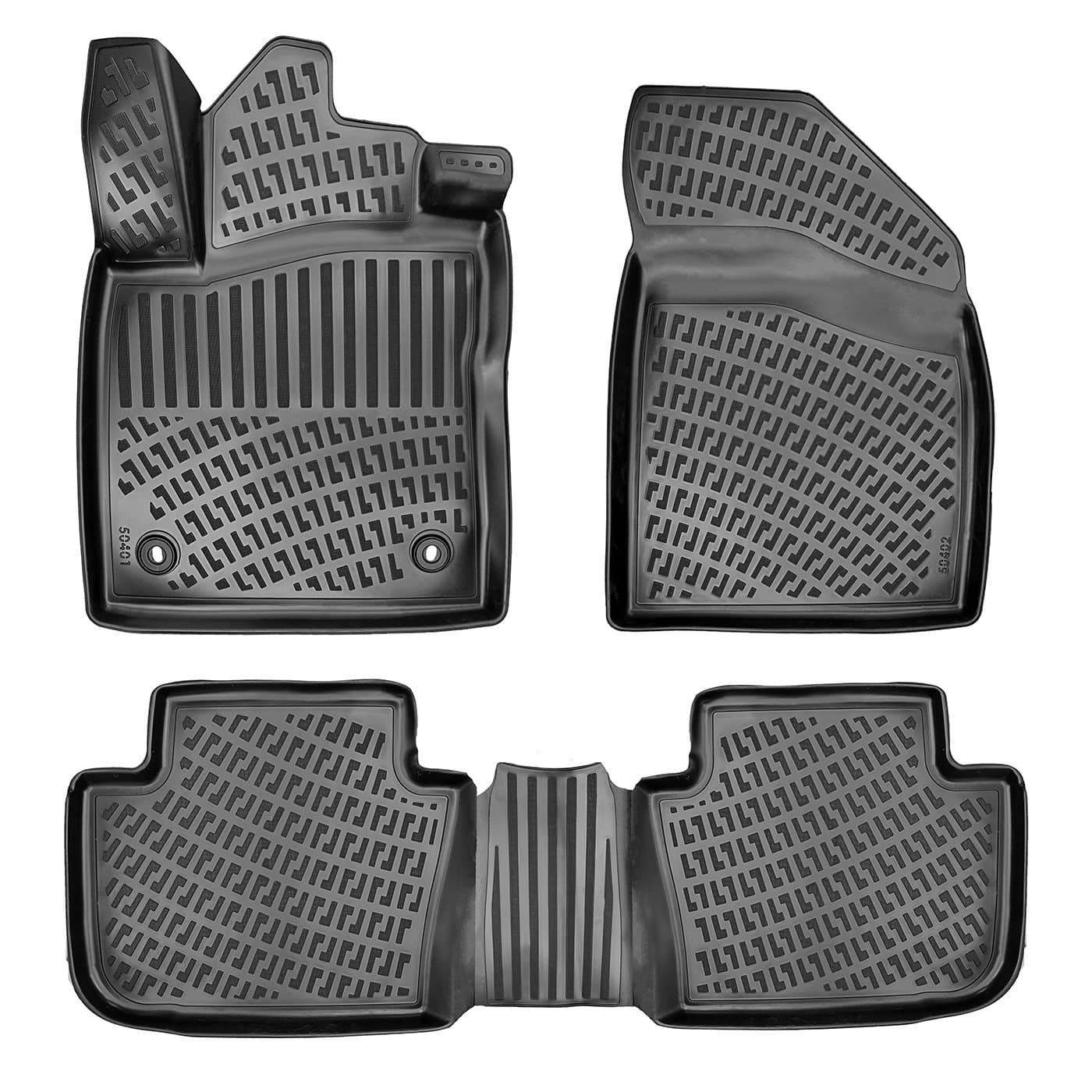 3D Auto Fussmatten Set passend für MG 4 Baujahr ab 2022