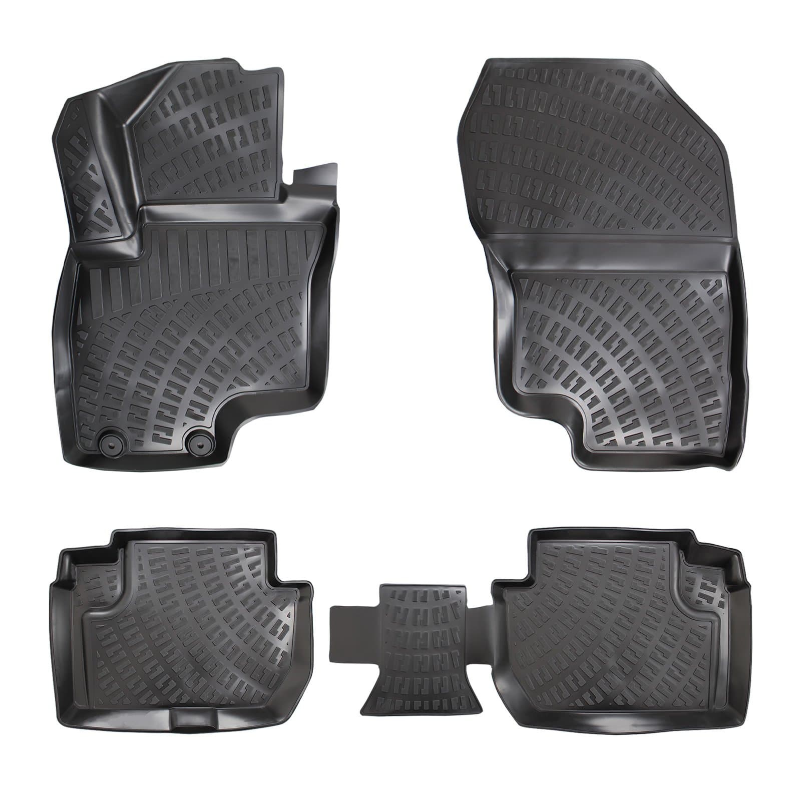 3D Auto Fussmatten Set passend für Mitsubishi Outlander Hybrid Baujahr 2019-2023