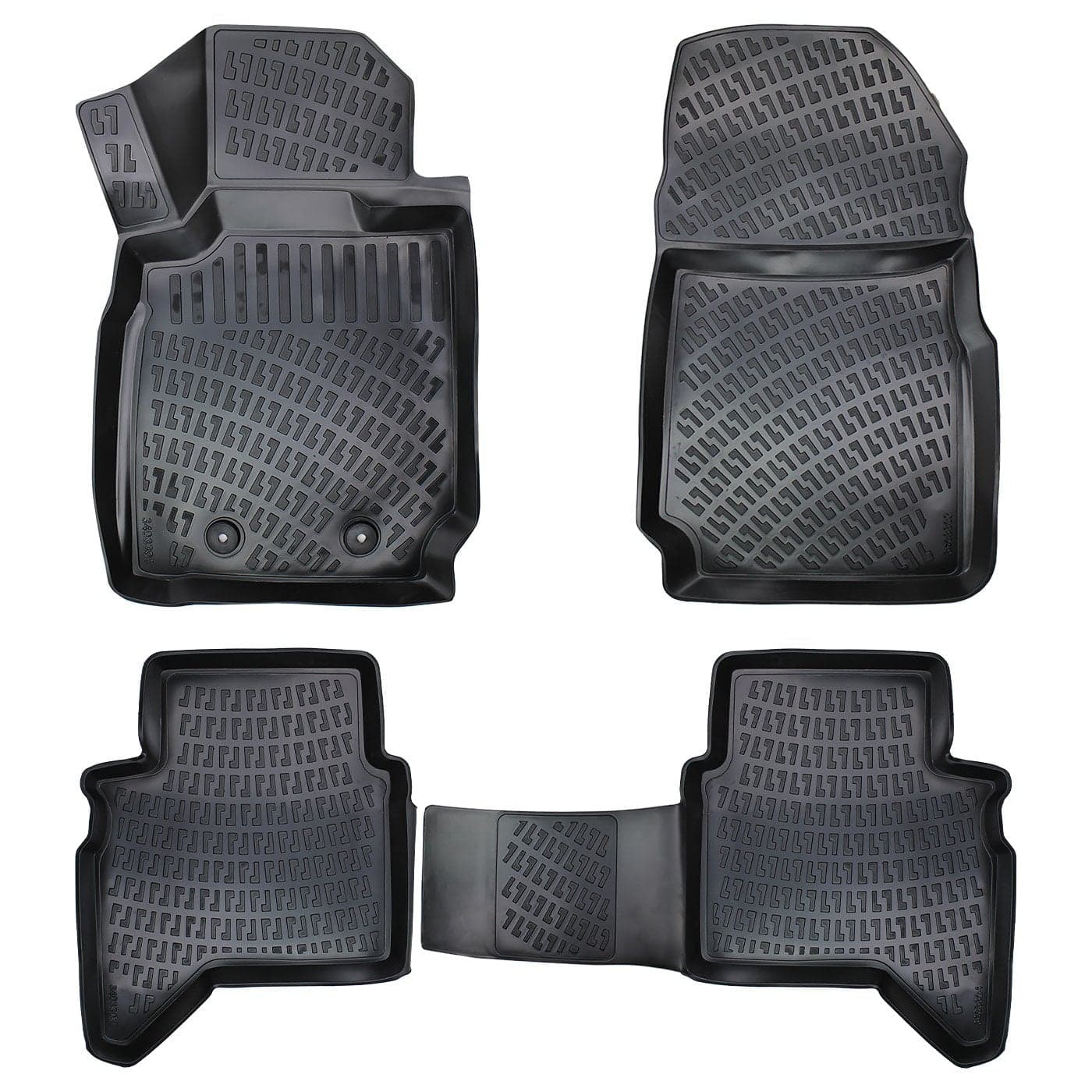 3D Auto Fussmatten Set passend für Ford Ranger Baujahr 2012-2022
