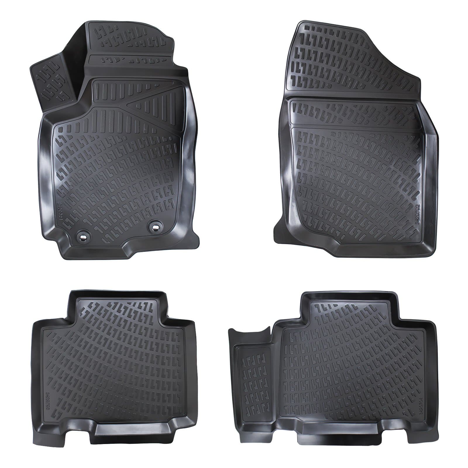 3D Auto Fussmatten Set passend für Toyota RAV4 (IV) & Rav 4 Hybrid Baujahr 2013-2018