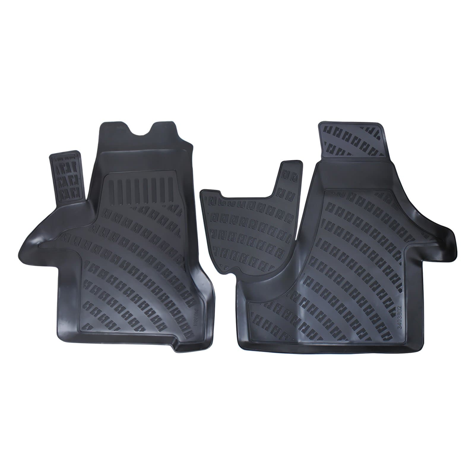 3D Auto Fussmatten Set passend für VW Transporter T5 T6 Baujahr 2003-2019