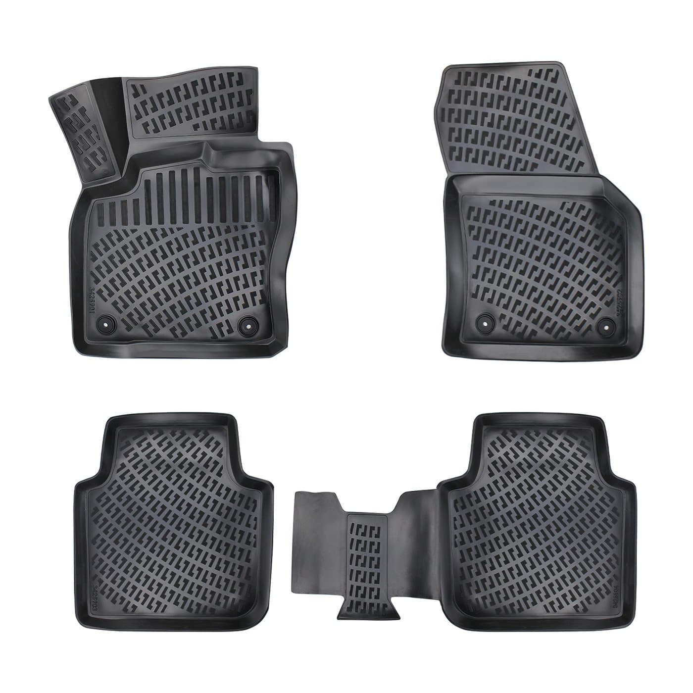 3D Auto Fussmatten Set passend für VW Tiguan Allspace Baujahr ab 2016