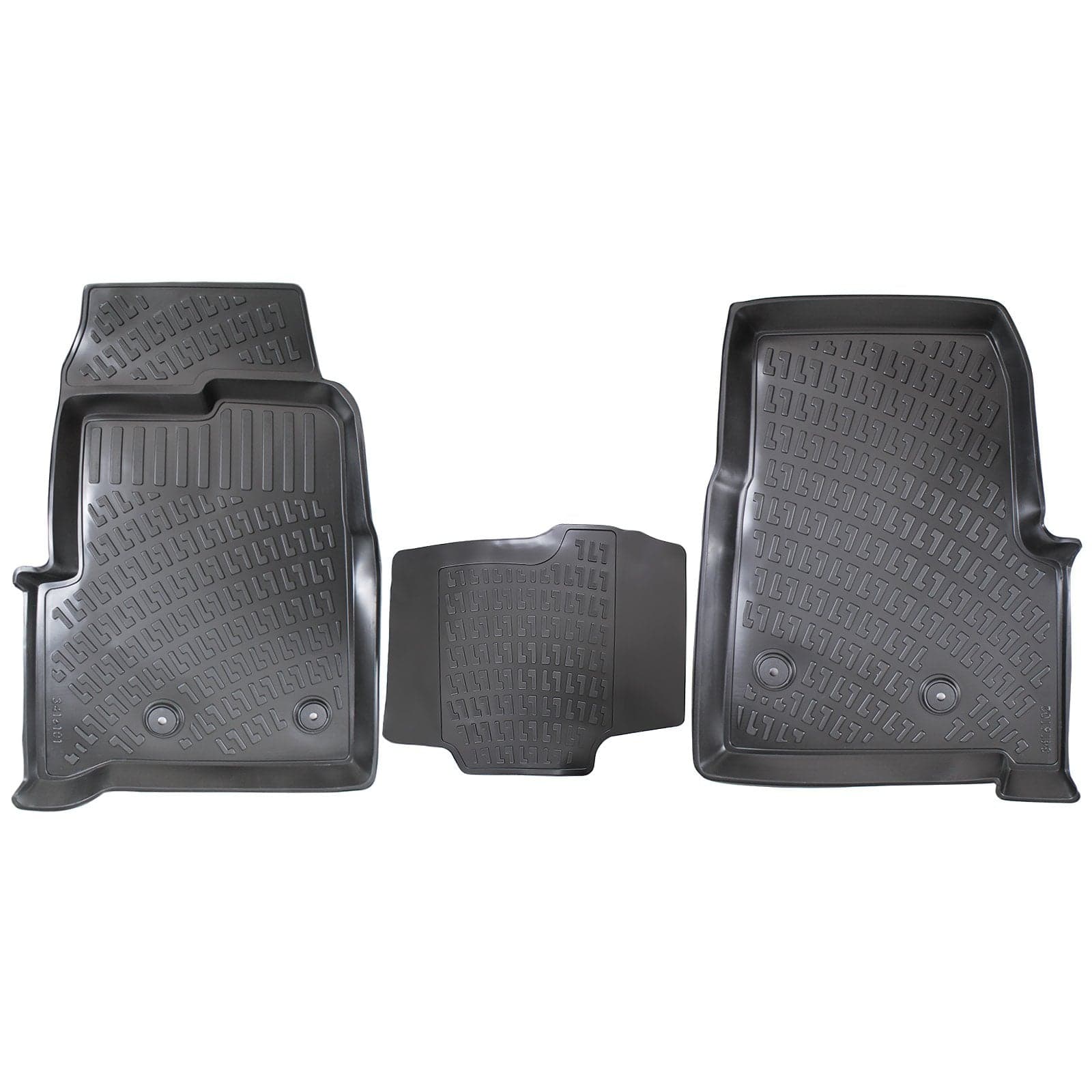3D Auto Fussmatten Set passend für Ford TRANSIT CUSTOM (4 Sitz) Baujahr 2012-2023