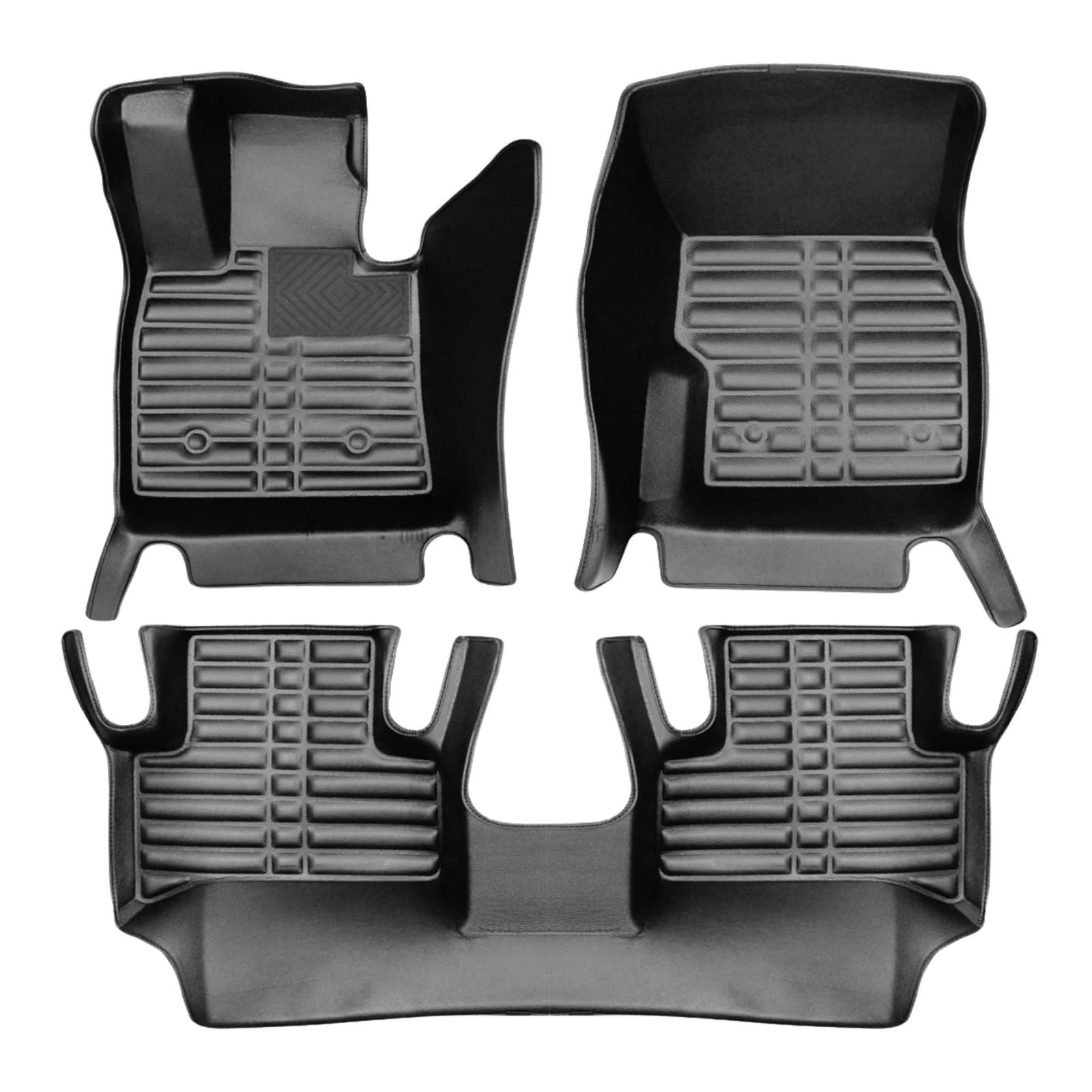 5D Premium Auto Fussmatten TPE Set passend für Alfa Romeo Stelvio Baujahr ab 2017