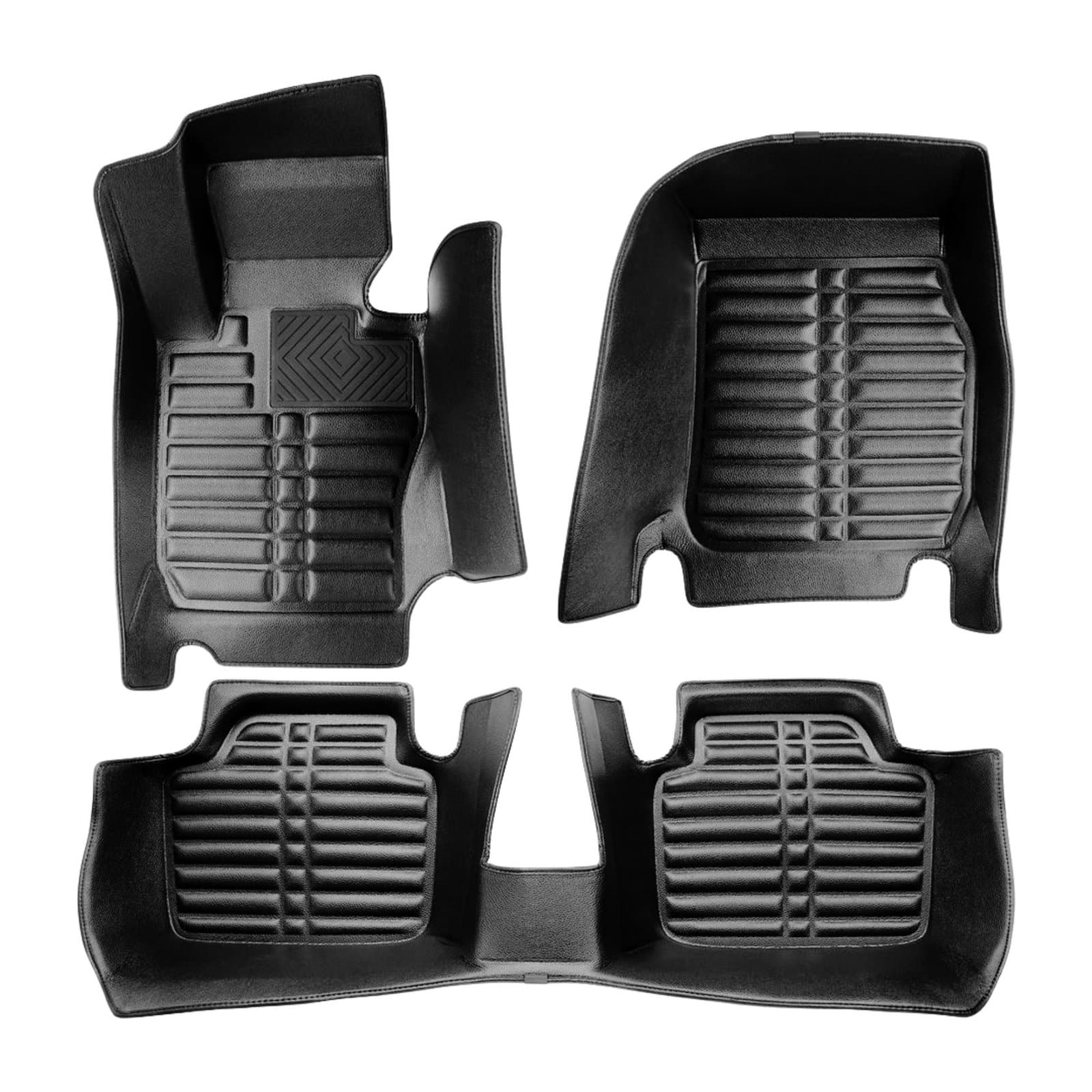 5D Premium Auto Fussmatten TPE Set passend für BMW 3 (F31) Touring xDrive Baujahr 2012-2015