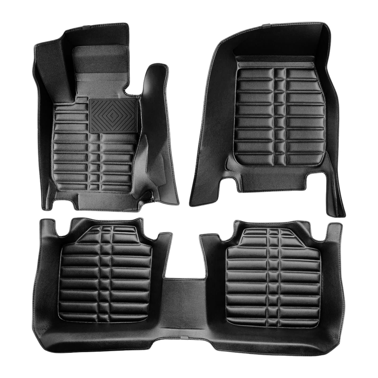 5D Premium Auto Fussmatten TPE Set passend für BMW 3 (F30/F31) GT xDrive Baujahr 2013-2020