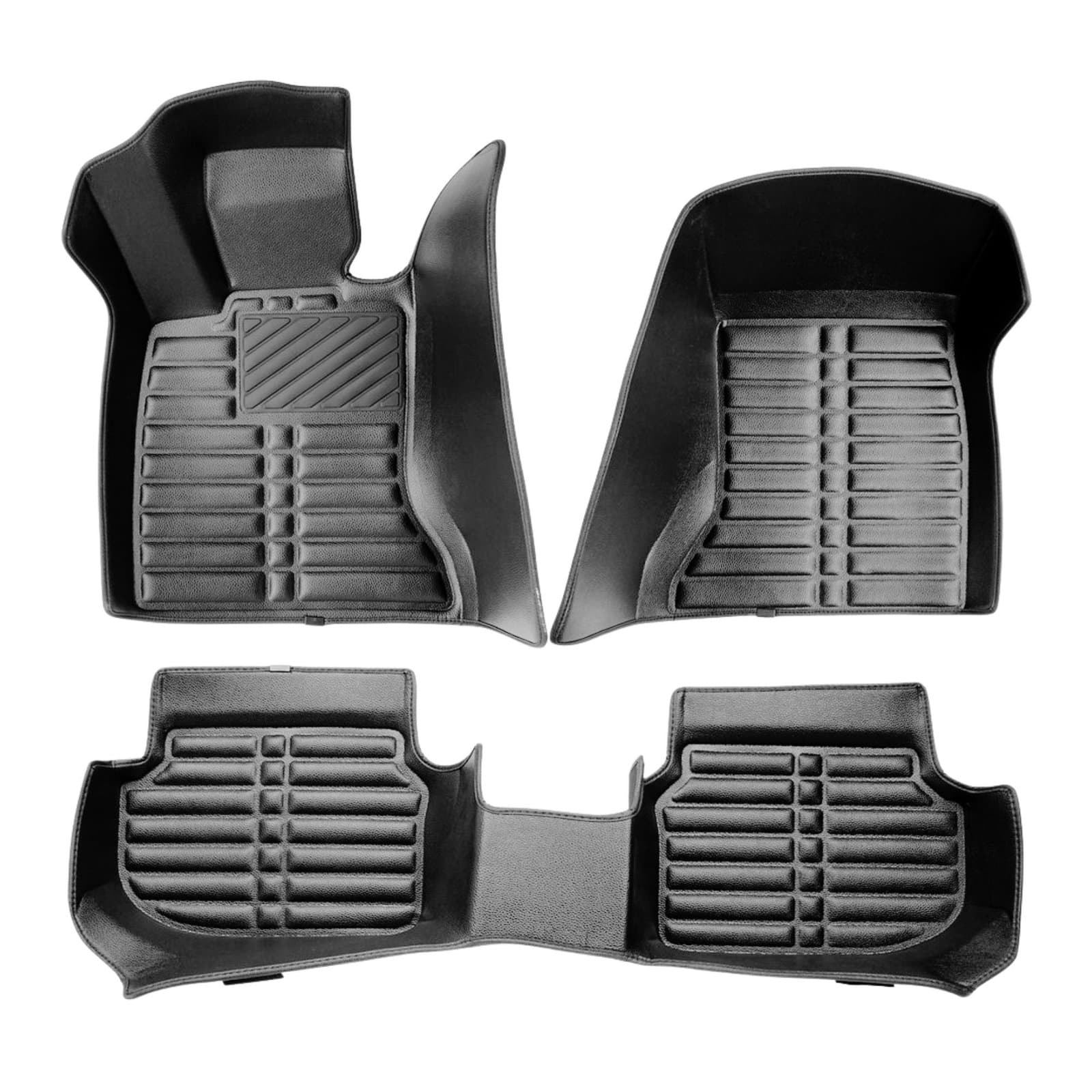 5D Premium Auto Fussmatten TPE Set passend für BMW 5 (F10/F11) Facelift Baujahr 2013-2017