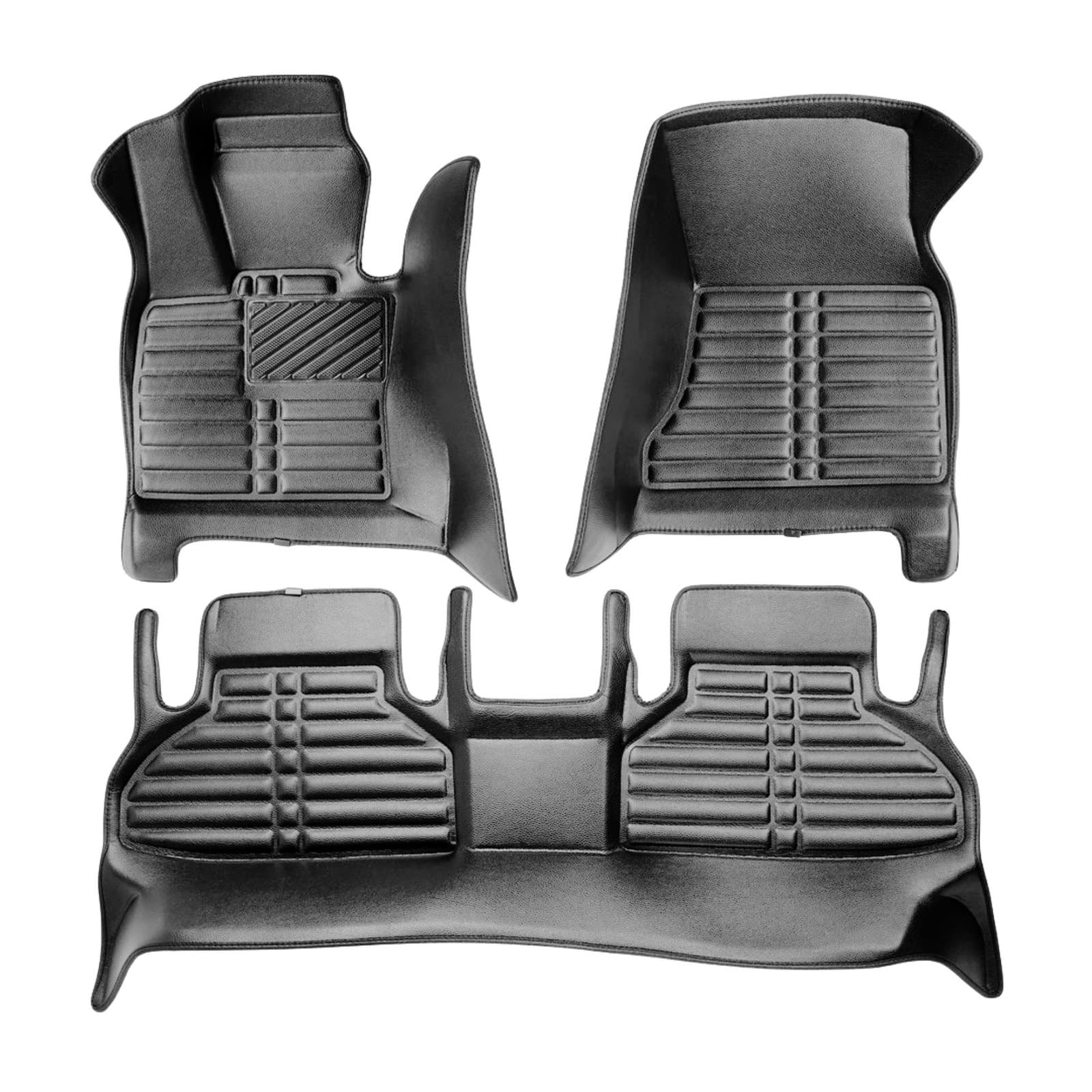 5D Premium Auto Fussmatten TPE Set passend für BMW X6 (F16) Baujahr 2014-2019