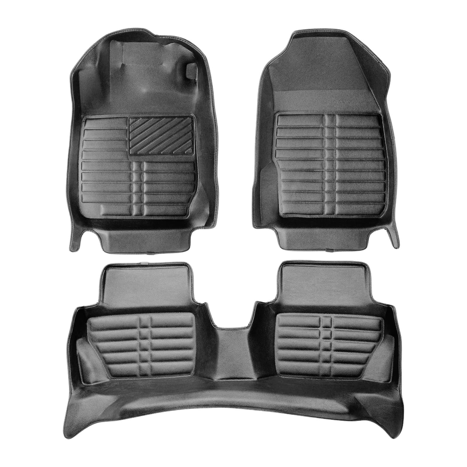 5D Premium Auto Fussmatten TPE Set passend für Ford Fiesta (7. Gen) Baujahr 2008-2017