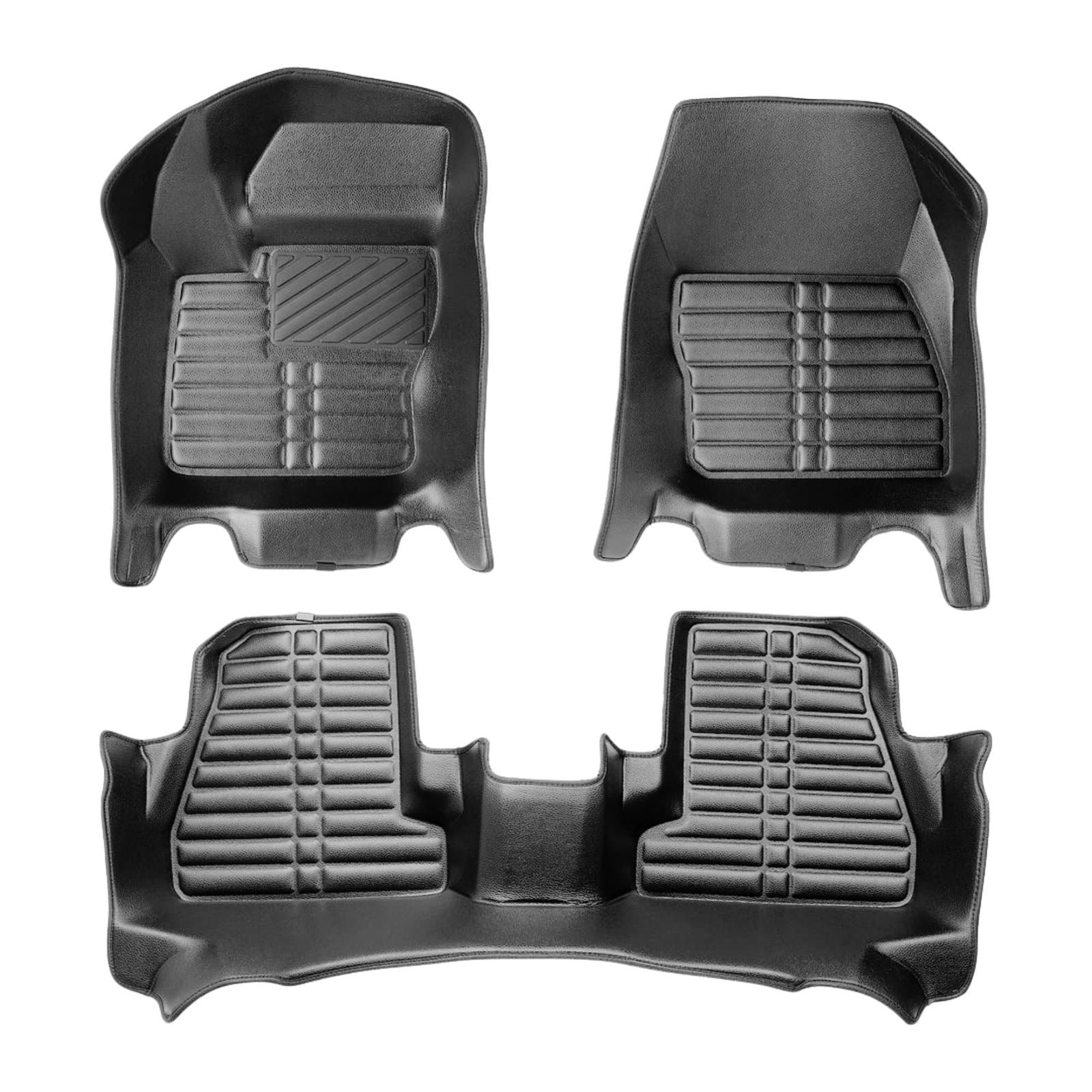 5D Premium Auto Fussmatten TPE Set passend für Ford Focus (3.Gen) Baujahr 2010-2018