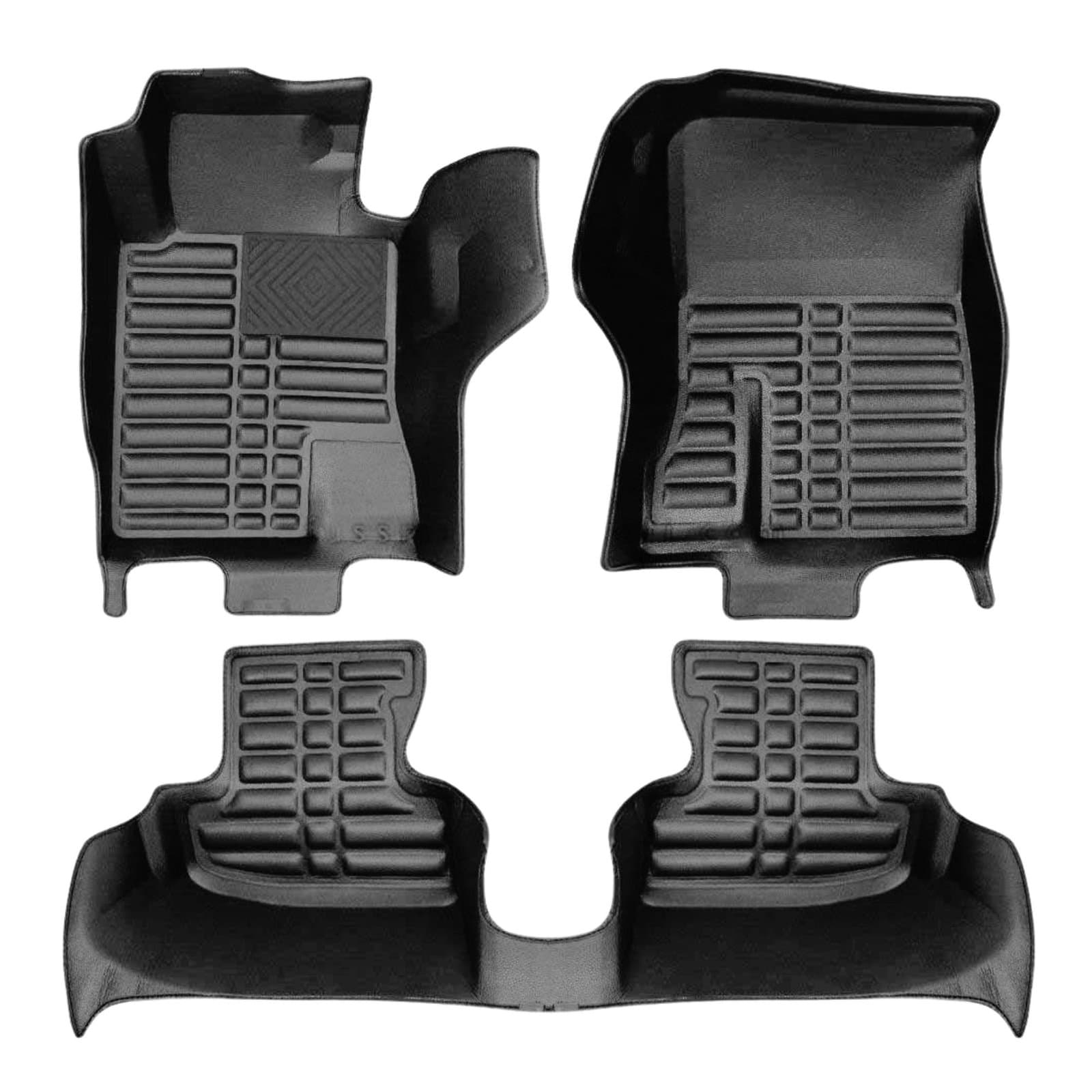 5D Premium Auto Fussmatten TPE Set passend für Ford Mustang (6.Gen) Baujahr ab 2014