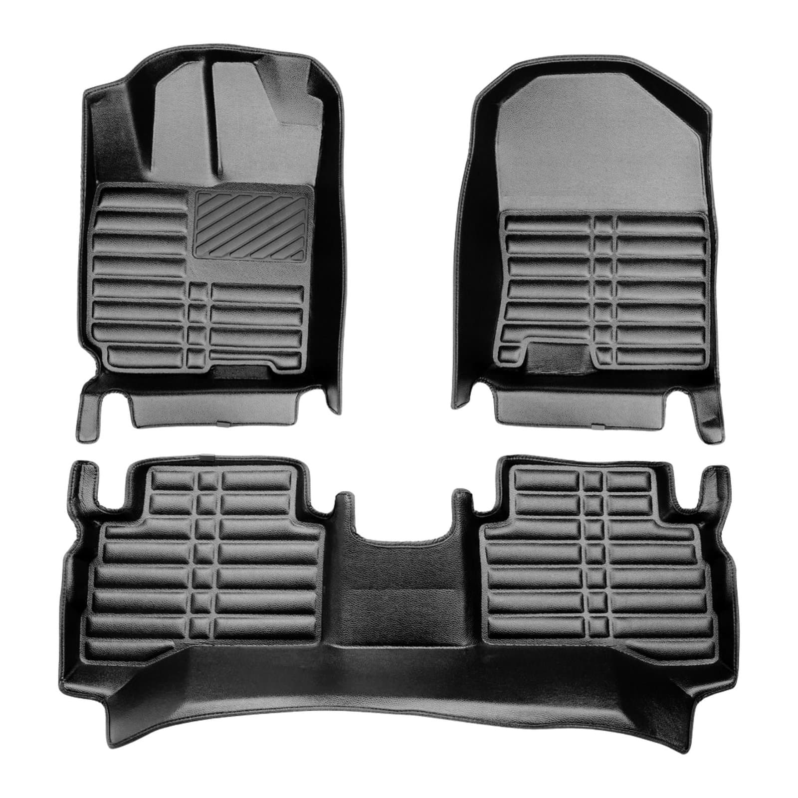 5D Premium Auto Fussmatten TPE Set passend für Hyundai Kona 1.Gen (Elektro) Baujahr 2017-2023