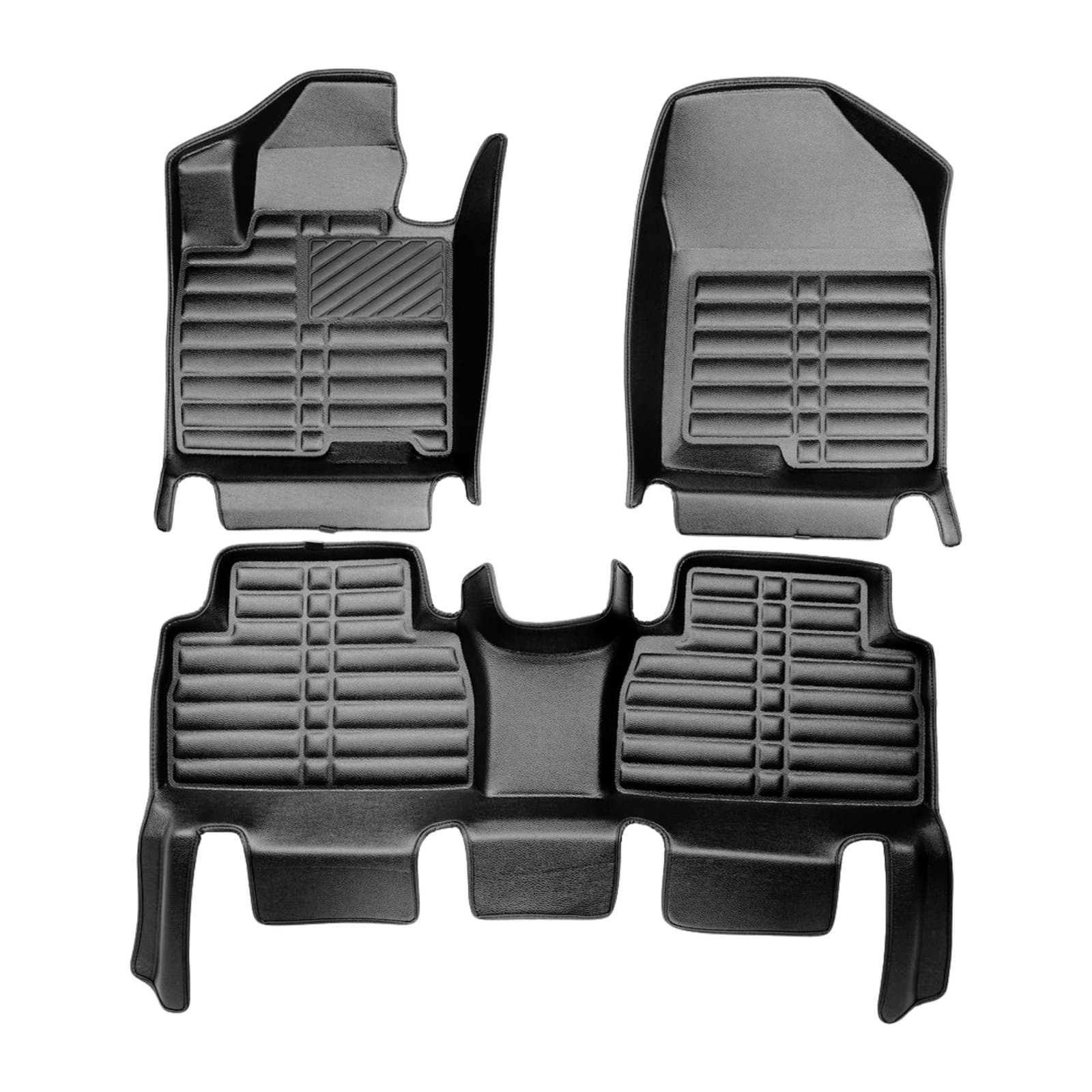 5D Premium Auto Fussmatten TPE Set passend für Hyundai Santa Fe (4.Gen) Baujahr 2018-2023