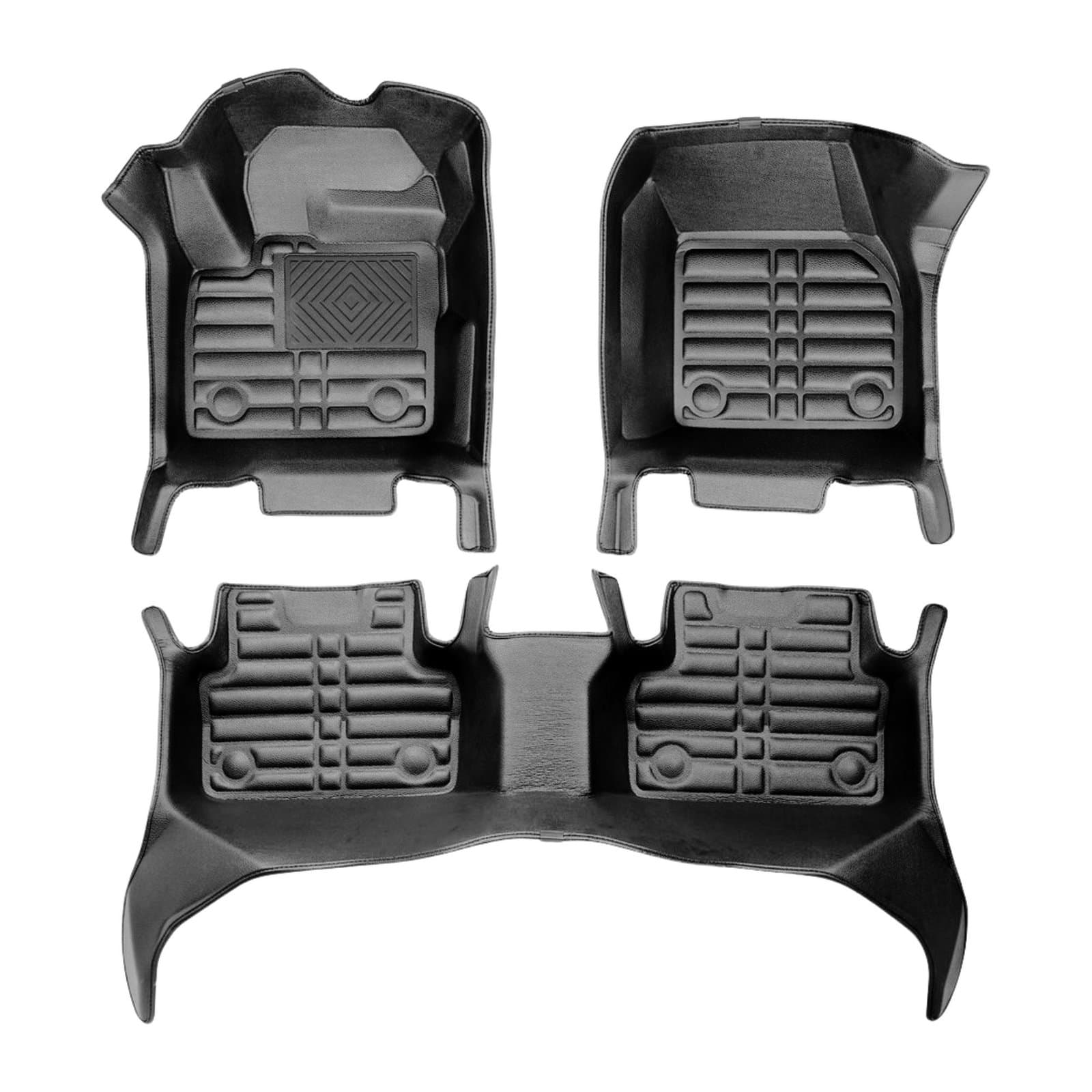 5D Premium Auto Fussmatten TPE Set passend für Jaguar E-Pace Baujahr ab 2017