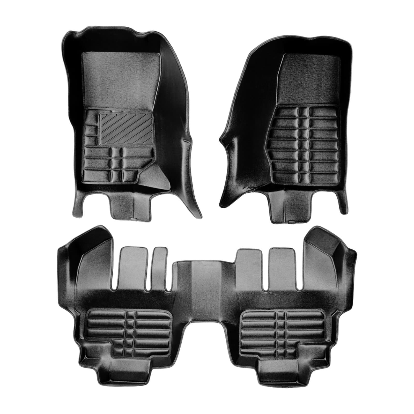 5D Premium Auto Fussmatten TPE Set passend für Jeep Wrangler (JK) 4 Türig Baujahr 2007-2018