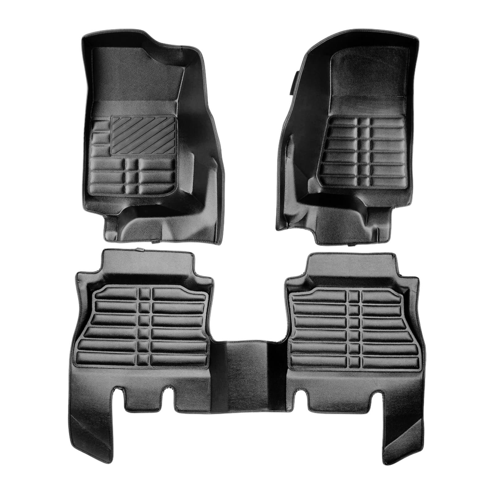 5D Premium Auto Fussmatten TPE Set passend für Jeep Wrangler JL (4.Gen) Baujahr ab 2018