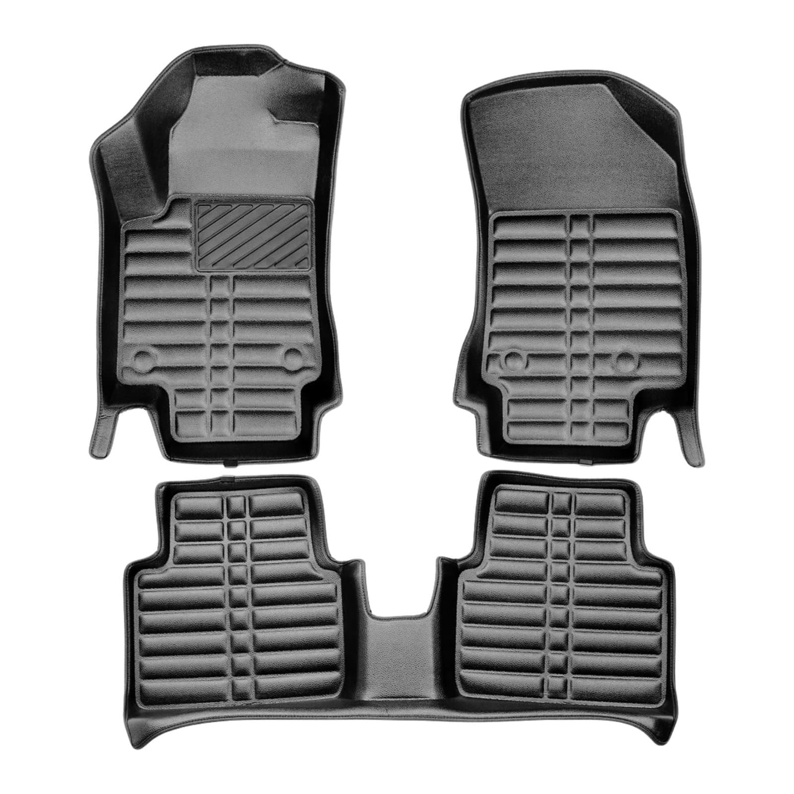 5D Premium Auto Fussmatten TPE Set passend für Opel Crossland X Baujahr 2017-2019