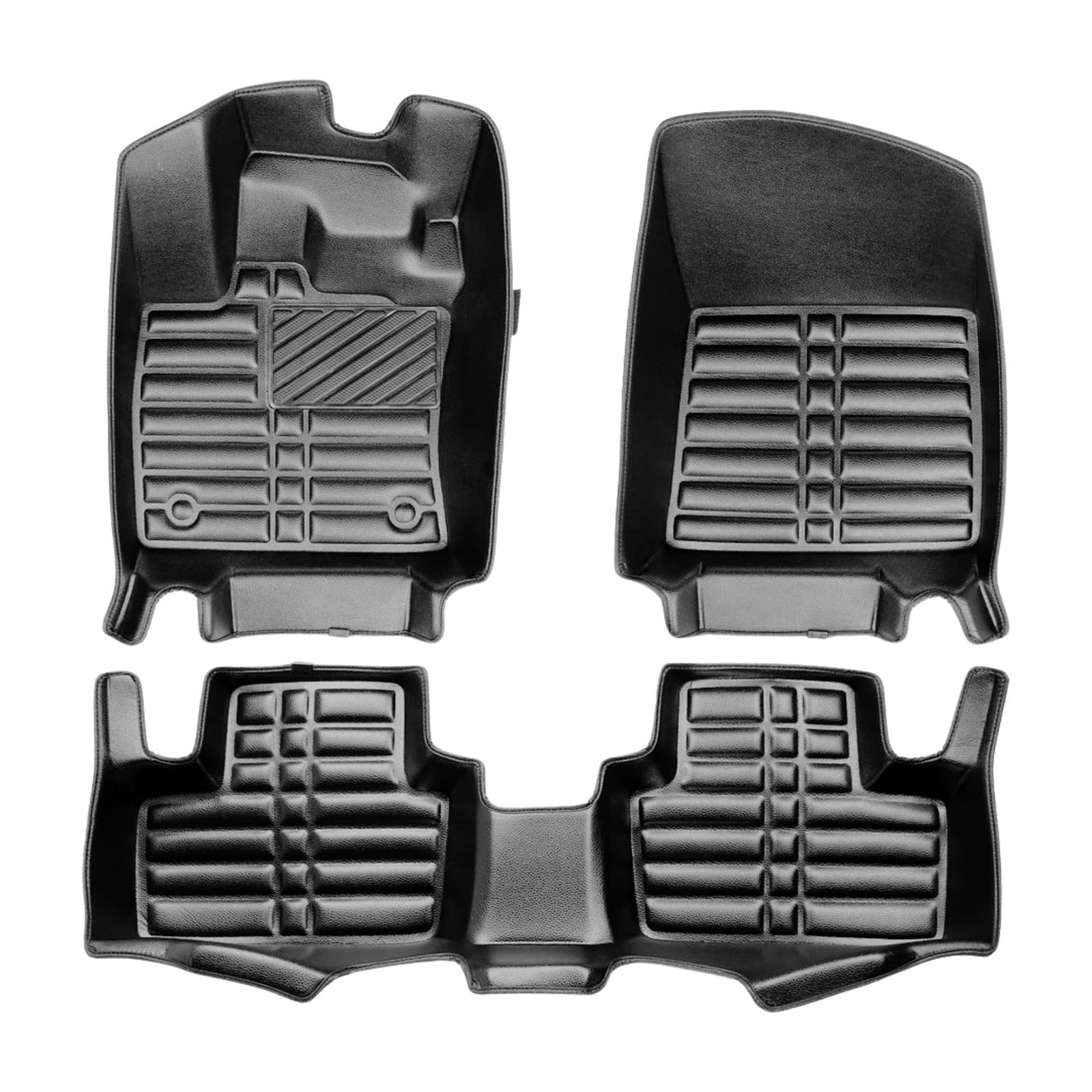 5D Premium Auto Fussmatten TPE Set passend für Renault Captur (2.Gen) Hybrid Baujahr ab 2020