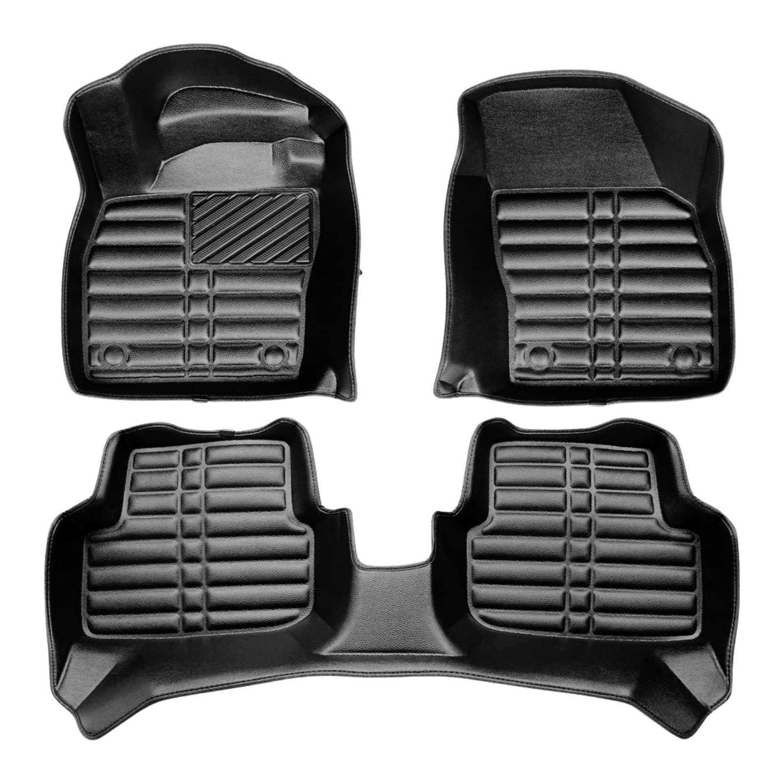 5D Premium Auto Fussmatten TPE Set passend für Seat Ibiza (5.Gen) Baujahr ab 2017