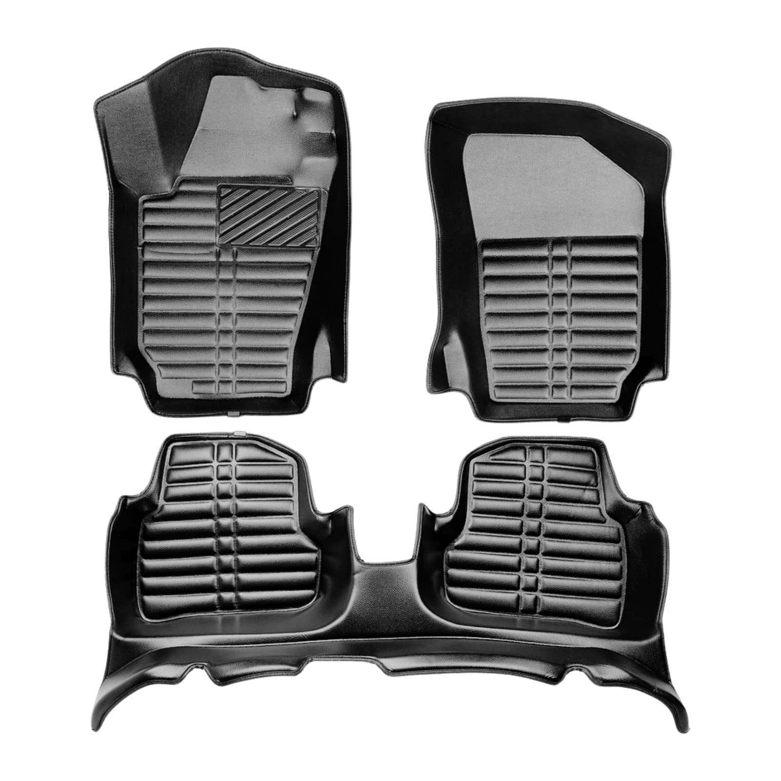 5D Premium Auto Fussmatten TPE Set passend für Skoda Fabia (3.Gen) Baujahr 2014-2022