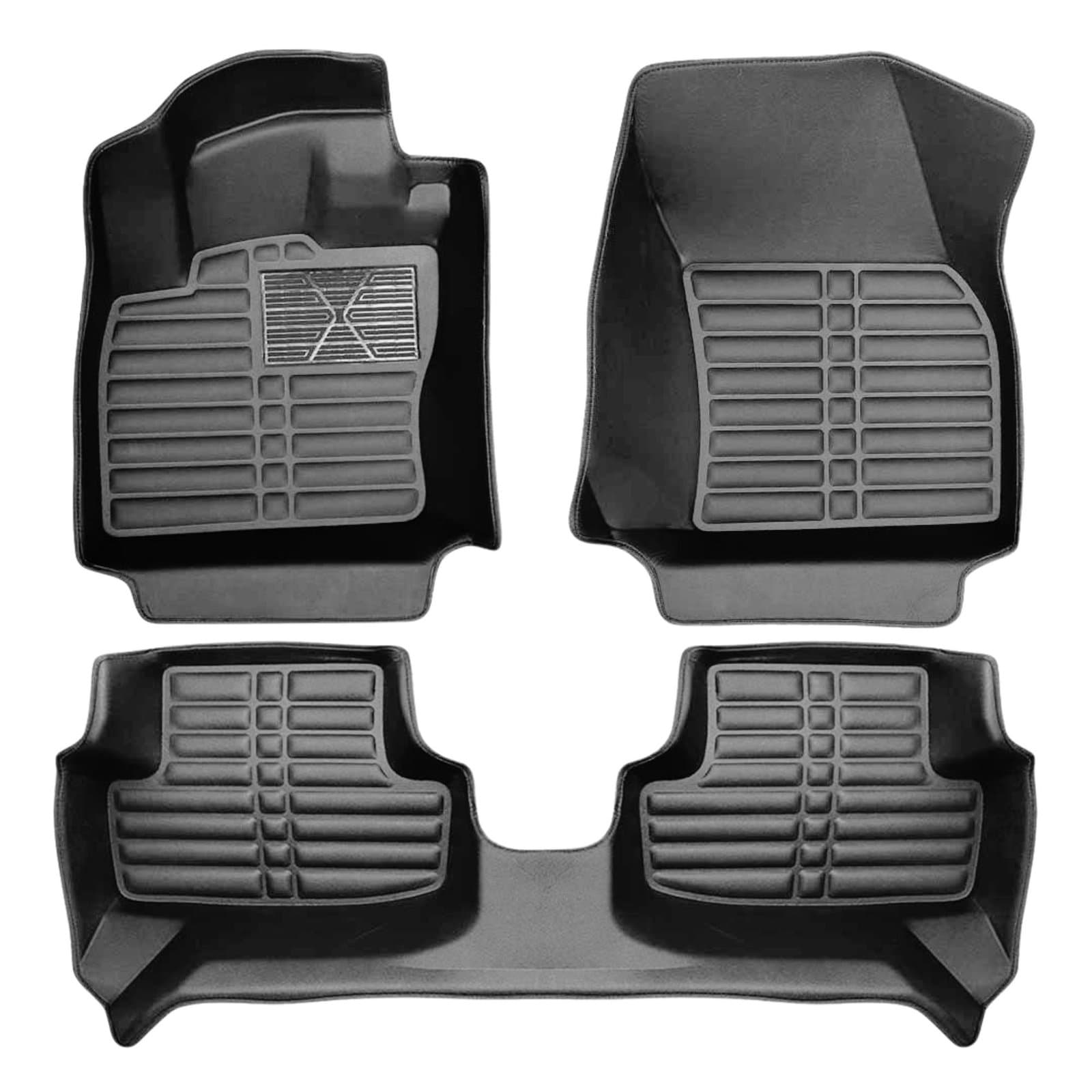 5D Premium Auto Fussmatten TPE Set passend für Skoda Scala Baujahr ab 2018