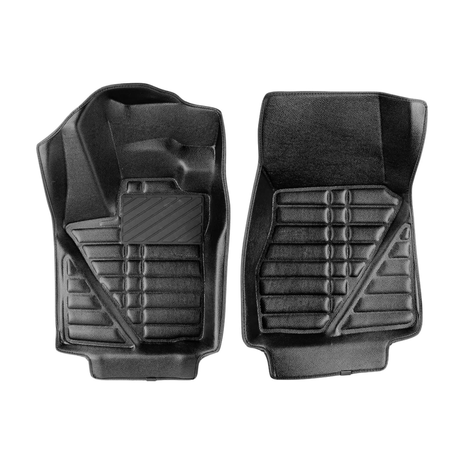 5D Premium Auto Fussmatten TPE Set passend für Smart Fortwo (3.Gen / 453) Baujahr ab 2014