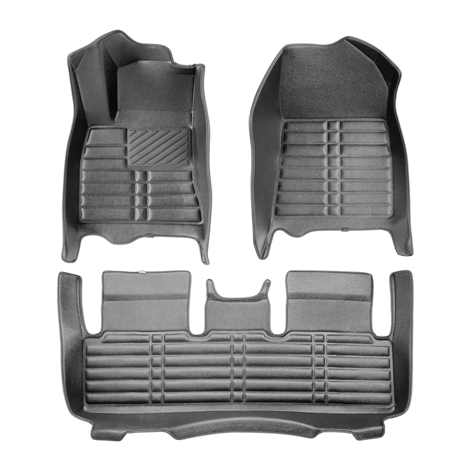 5D Premium Auto Fussmatten TPE Set passend für Tesla Model 3 Baujahr ab 2017