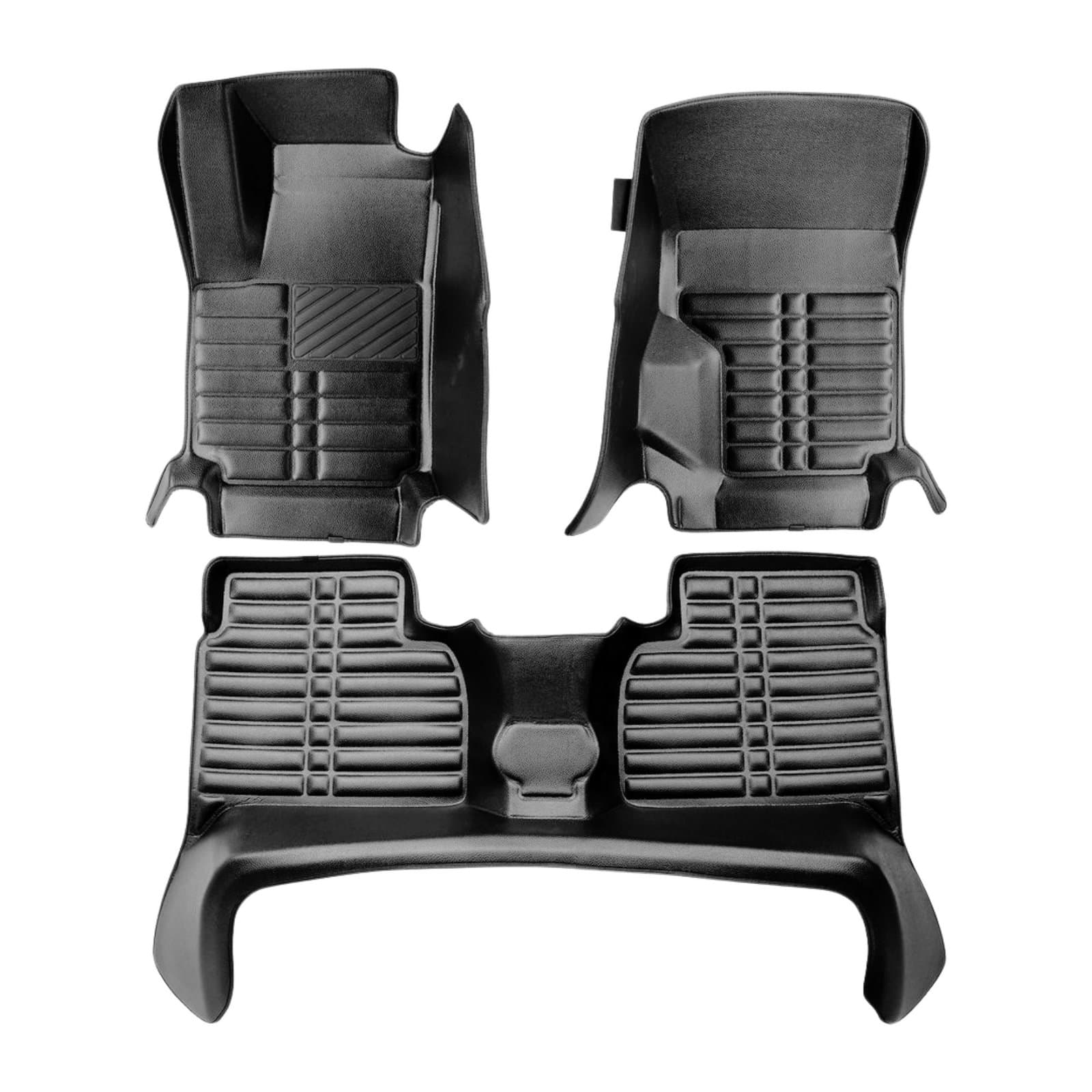 5D Premium Auto Fussmatten TPE Set passend für VW Amarok (1.Gen) Baujahr 2010 - 2022