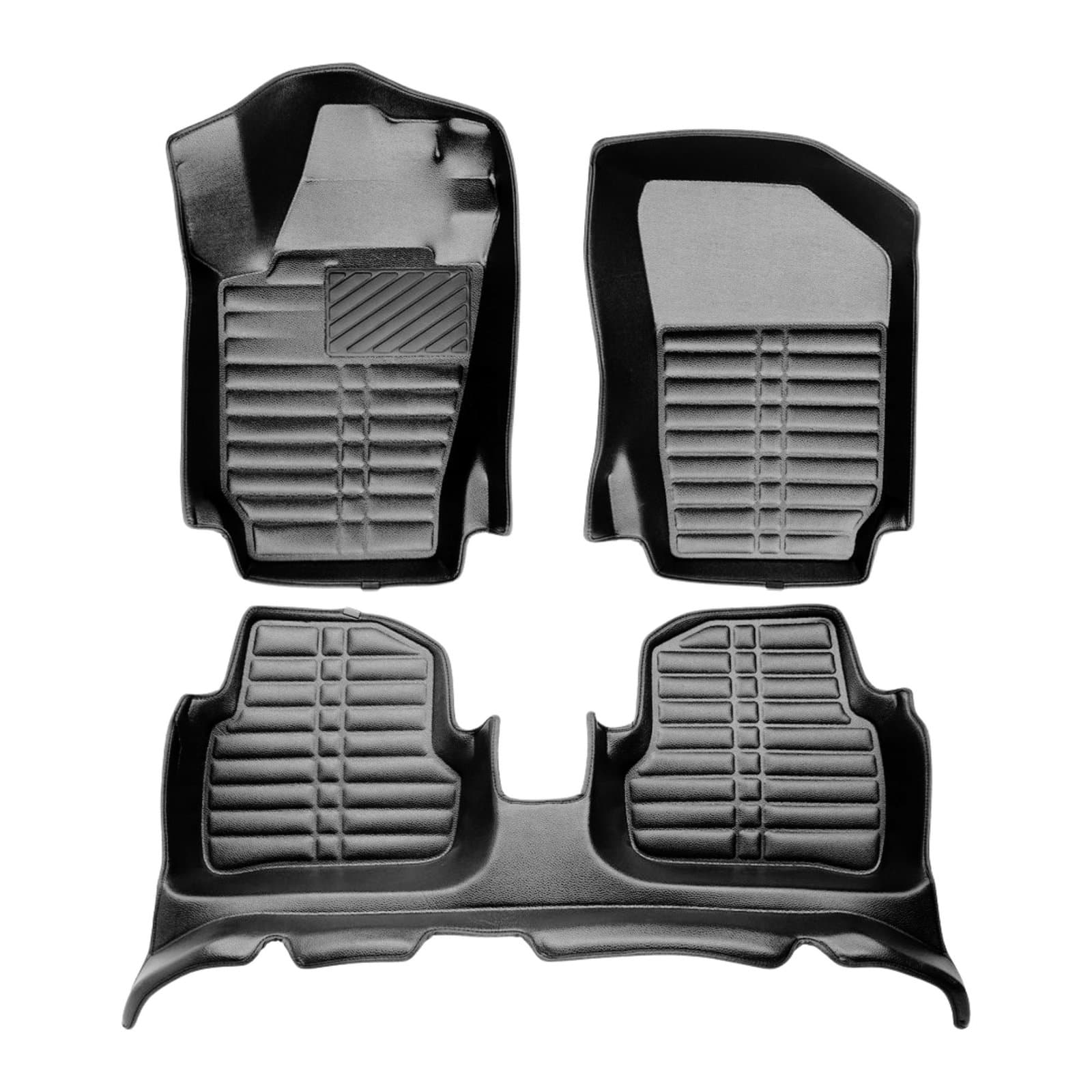 5D Premium Auto Fussmatten TPE Set passend für VW Polo (5.Gen) Baujahr 2009-2017