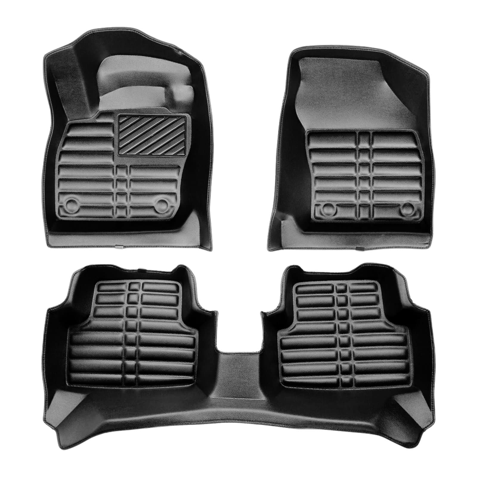 5D Premium Auto Fussmatten TPE Set passend für VW T-Cross Baujahr ab 2018
