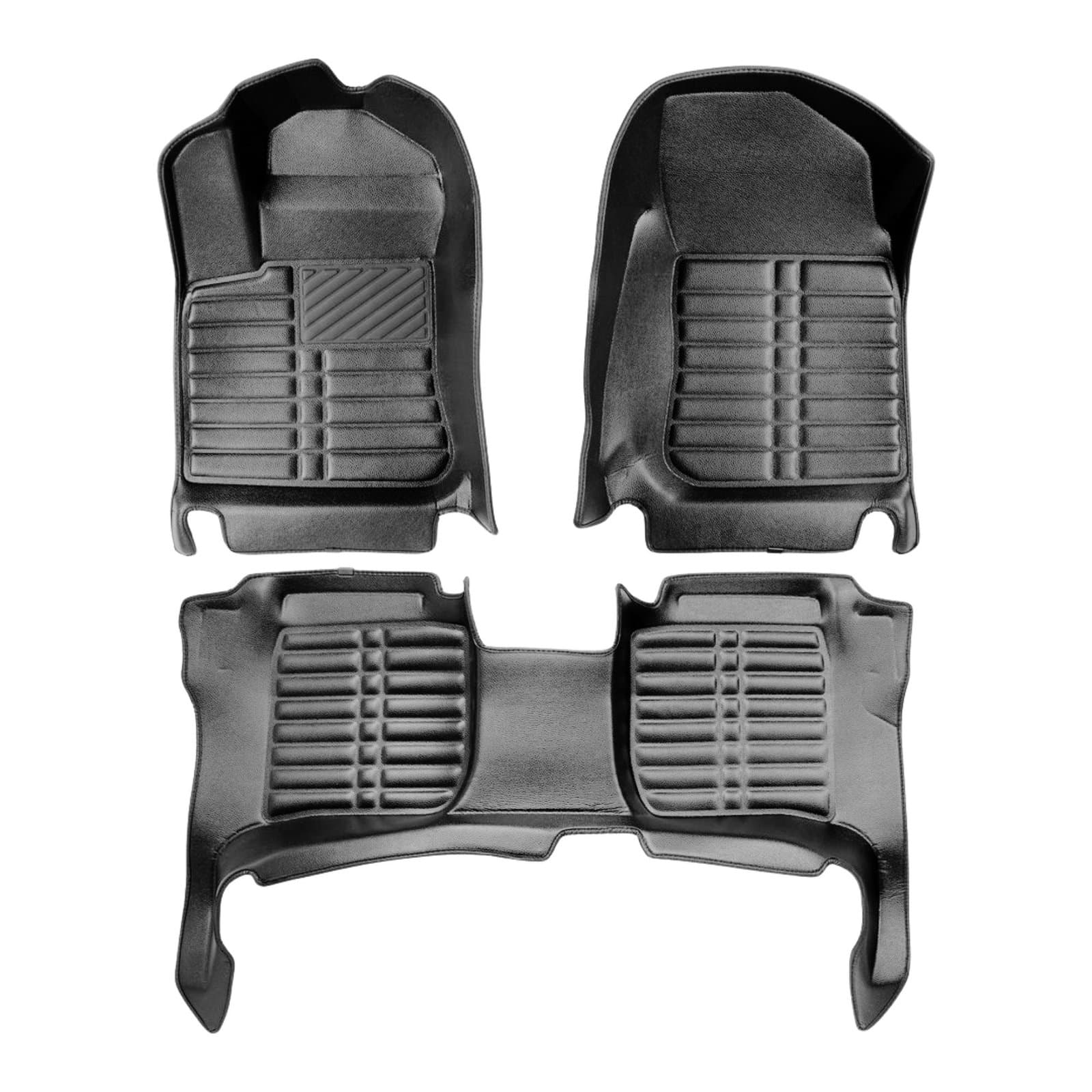 5D Premium Auto Fussmatten TPE Set passend für VW Touareg (2.Gen) Baujahr 2010-2018