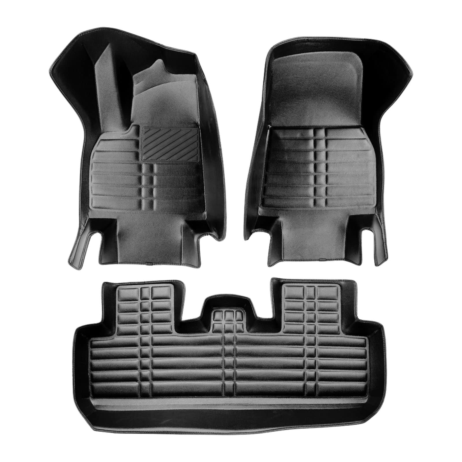 5D Premium Auto Fussmatten TPE Set passend für Tesla Model Y Baujahr ab 2020