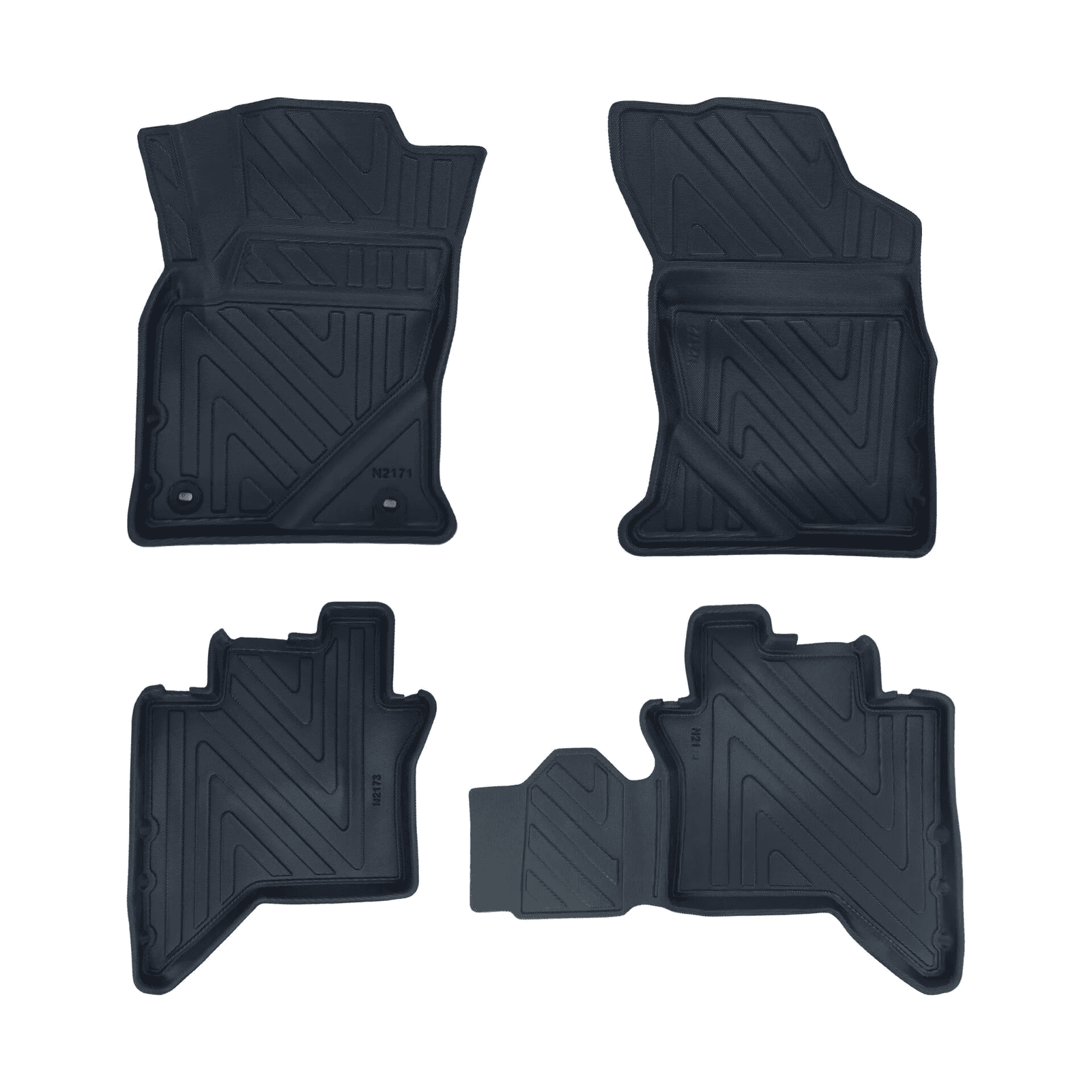 3D Fußmatten passend für Toyota Hilux VIII ab 2015