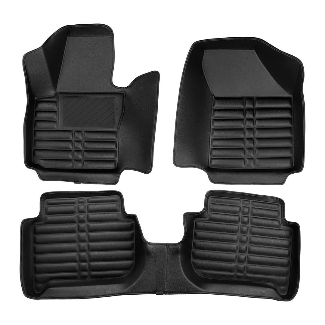 5D Premium Auto Fussmatten TPE Set passend für VW Caddy Baujahr 2004-2021