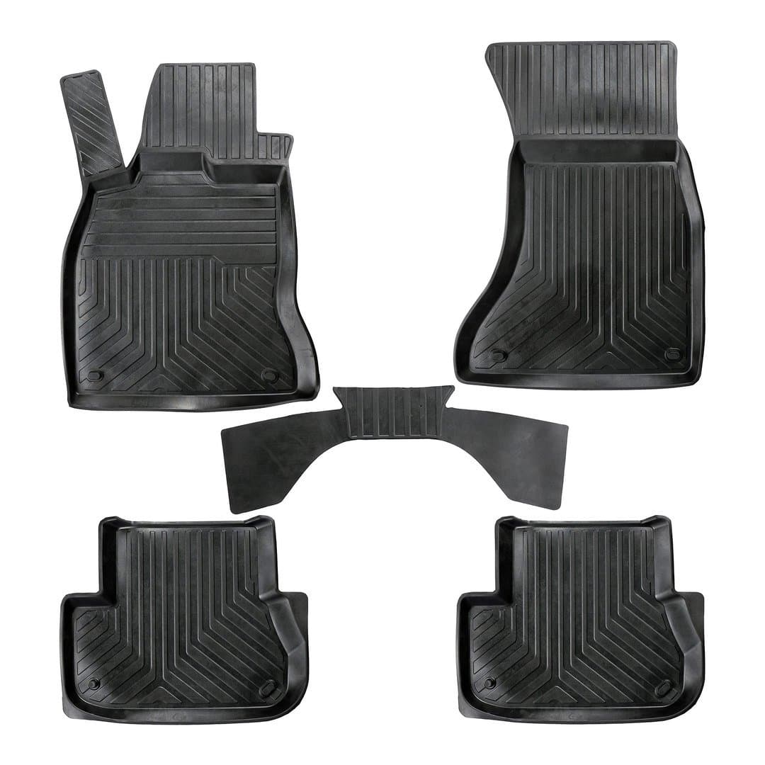 3D Premium Gummi Auto Fußmatten Set Passend für Audi A4 (B10) Baujahr ab 2019