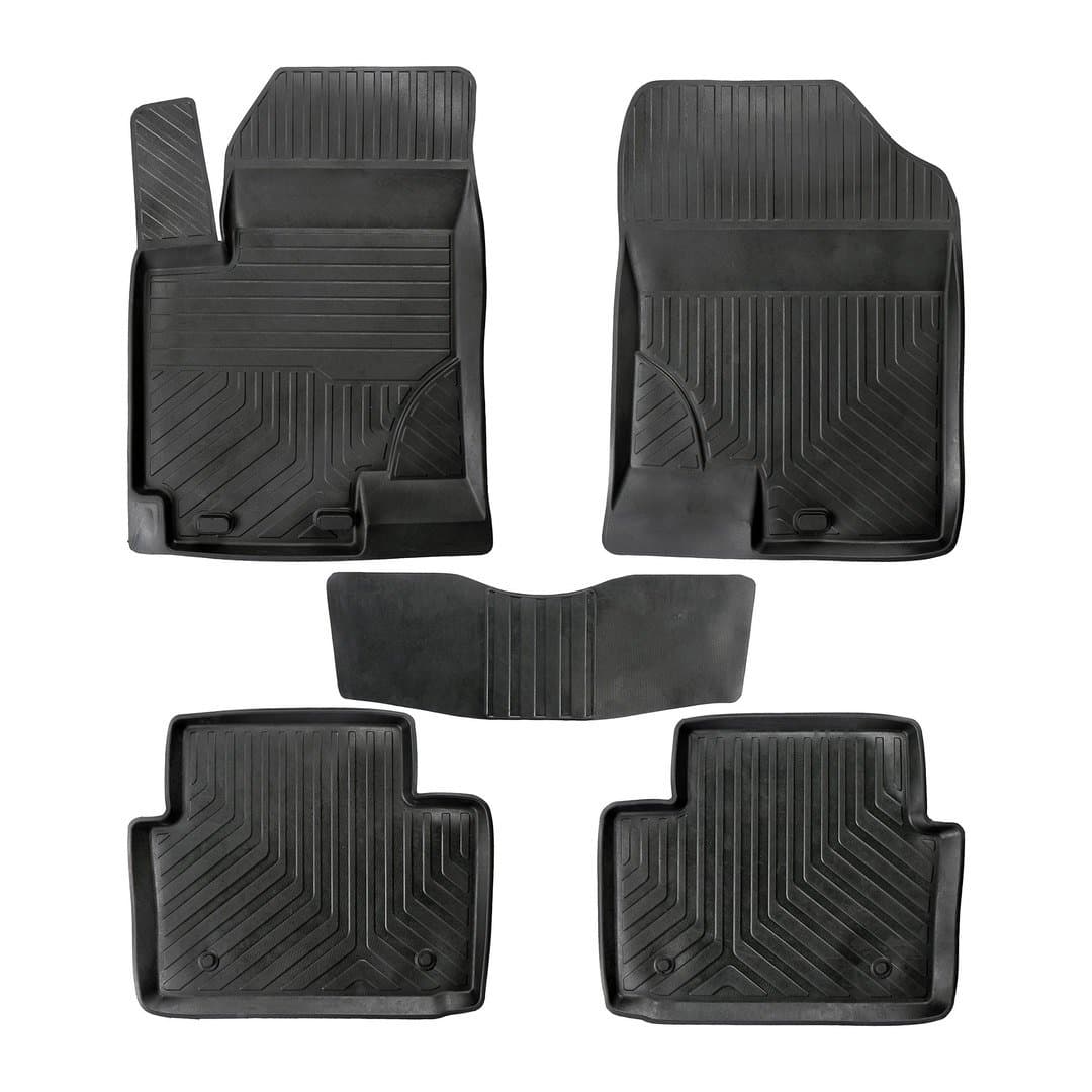 3D Premium Gummi Auto Fussmatten Set Passend für Kia Stonic Baujahr ab 2017