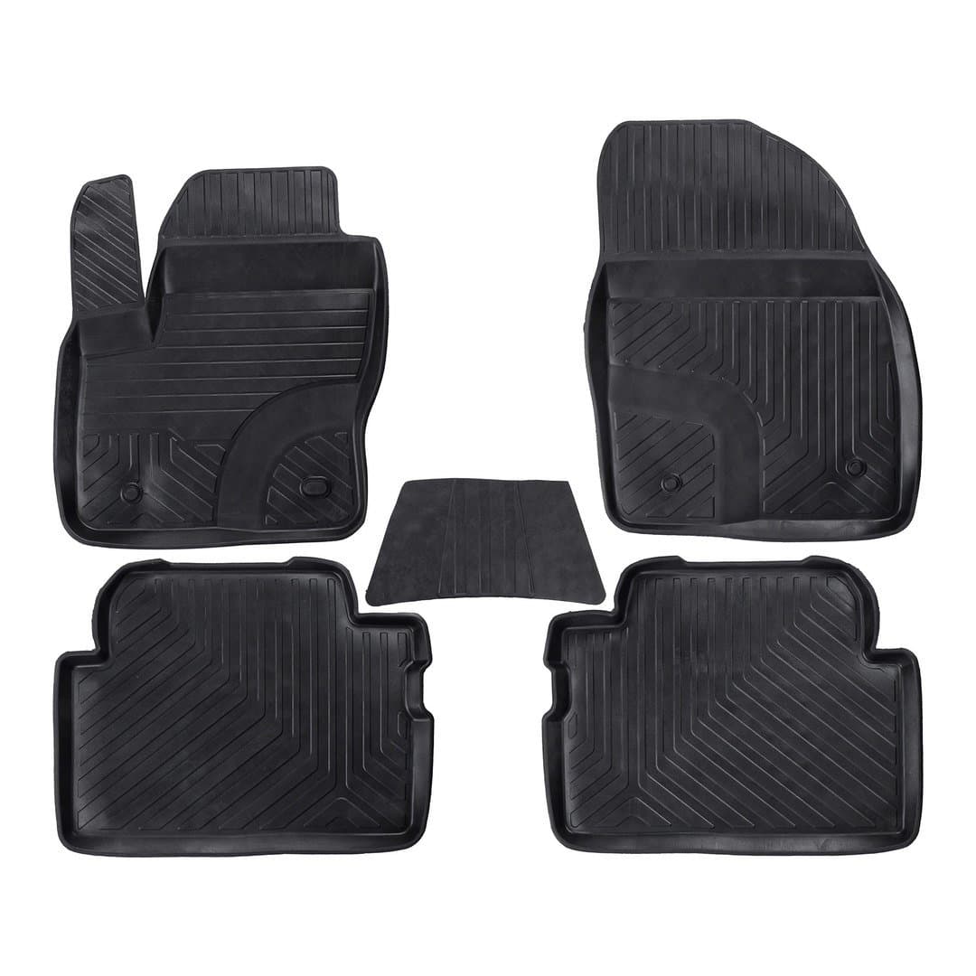 3D Premium Gummi Auto Fussmatten Set Passend für Ford Kuga (1.Gen) Baujahr 2008-2012