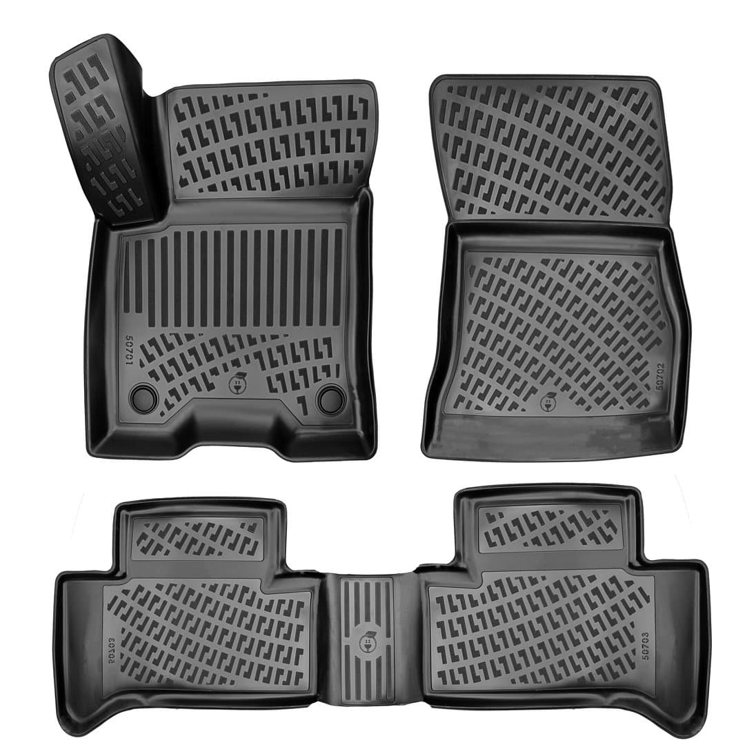 3D Auto Fussmatten Set passend für Mercedes EQE V295 Baujahr ab 2022