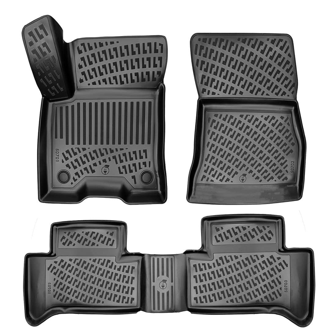 3D Auto Fussmatten Set passend für Mercedes EQA H243 Baujahr ab 2021