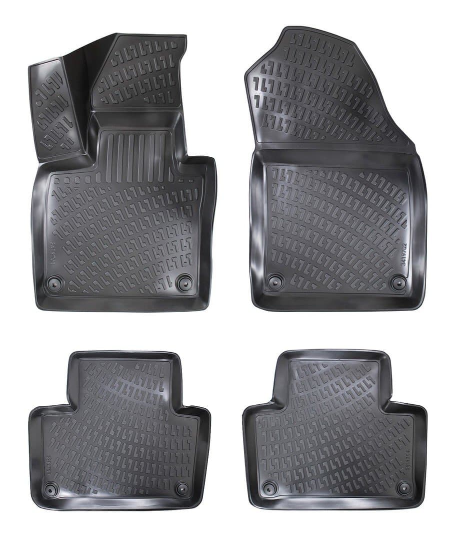 3D Auto Fussmatten Set passend für Volvo XC-90 HYBRID (2.Gen - XC90) Baujahr ab 2015