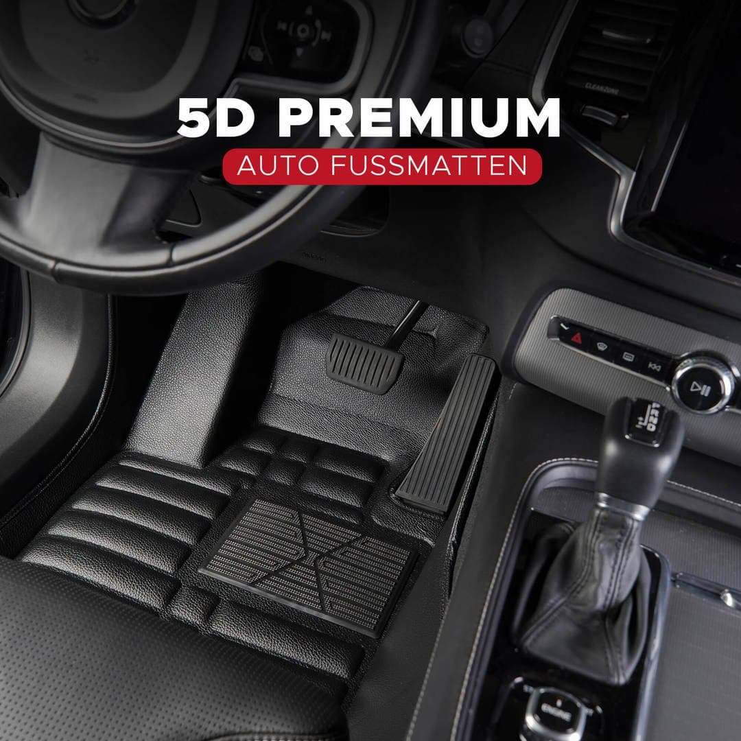 5D Premium Auto Fussmatten TPE Set passend für Toyota Hilux Old Baujahr 2005-2015