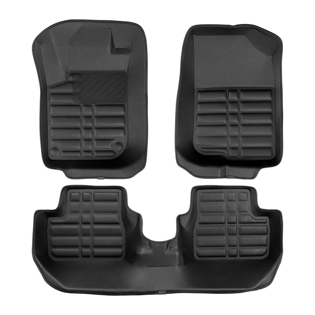 5D Premium Auto Fussmatten TPE Set passend für Peugeot 208 Baujahr ab 2019