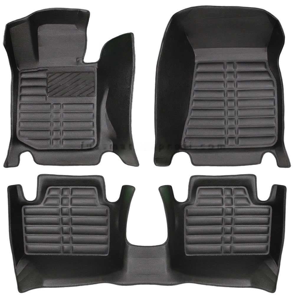 5D Premium Auto Fußmatten TPE Set Passend für BMW 3 F30 Hybrid Baujahr ab 2019