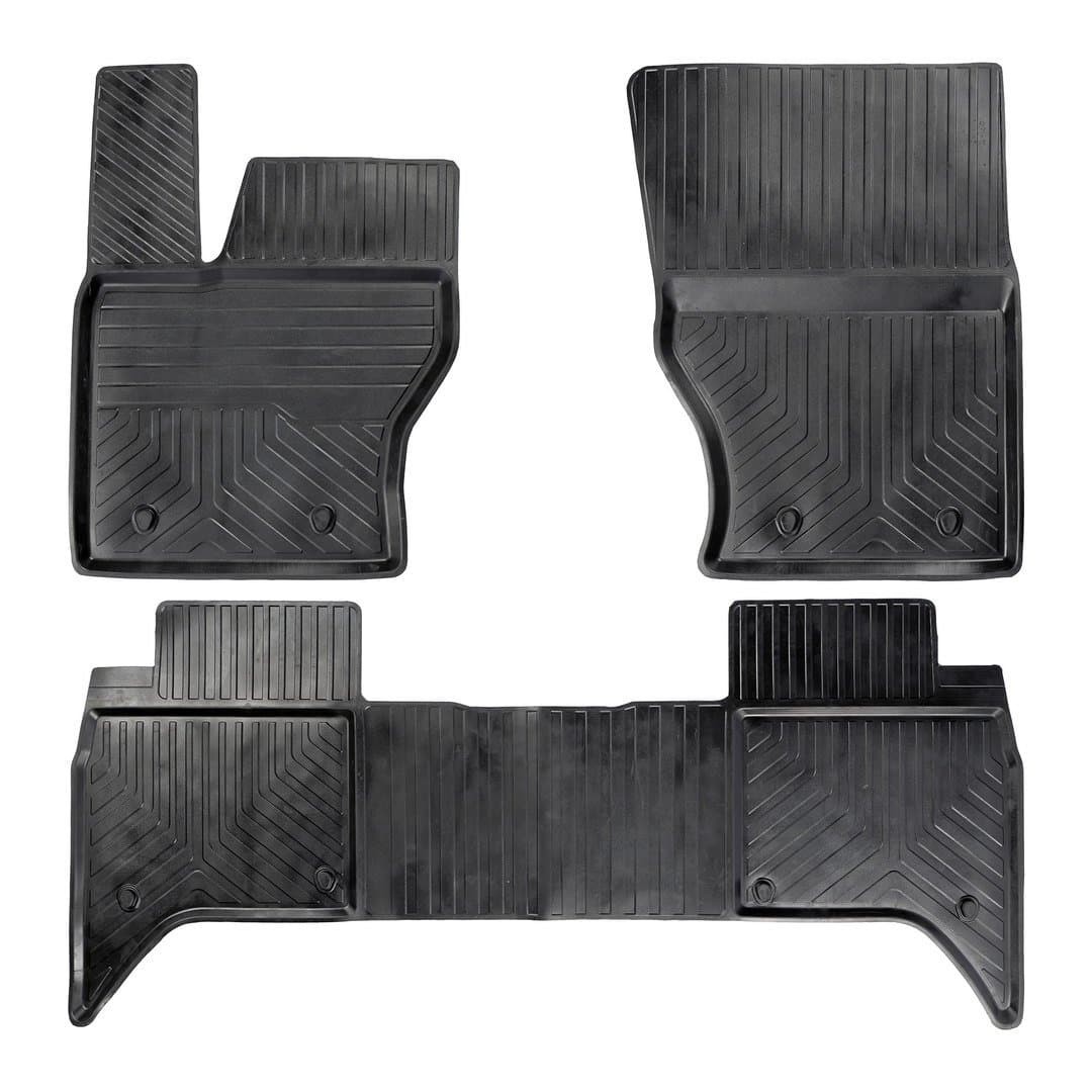 3D Premium Gummi Auto Fußmatten Set Passend für Range Rover Discovery Baujahr ab 2017